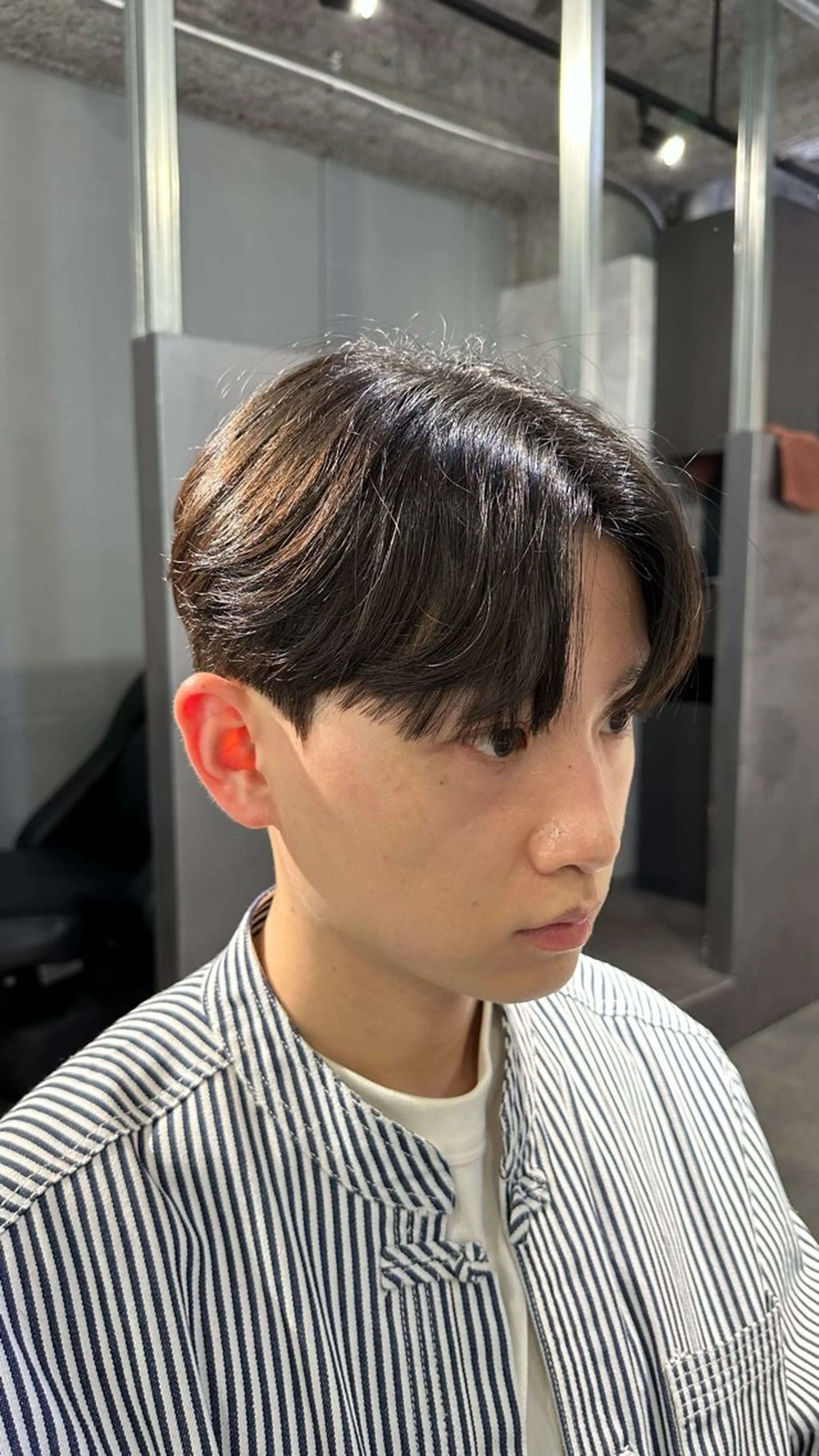 メンズ カット パーマ 和 ／韓国メンズスタイルのヘアスタイル