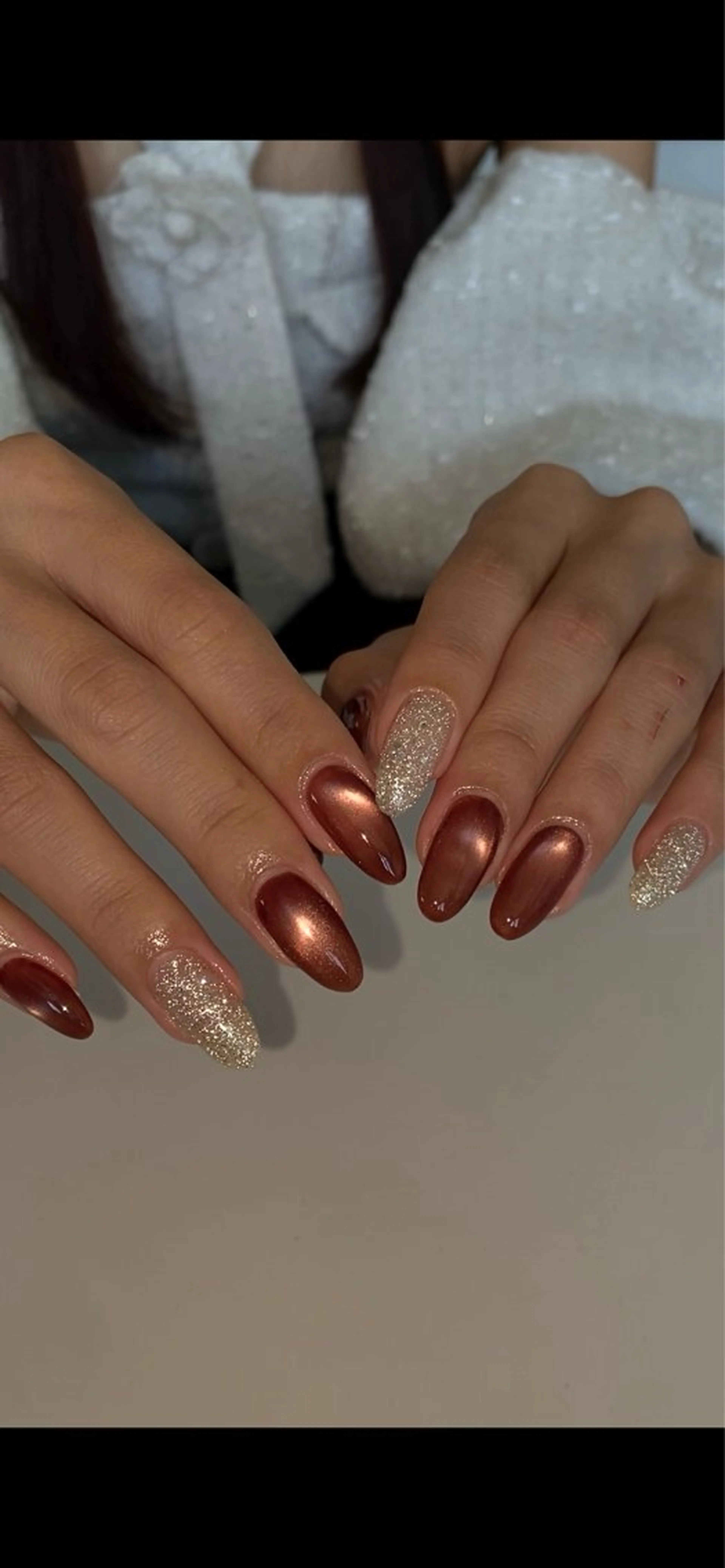 ネイル マグネットネイル ハンドネイル 416所属・studio 416のネイルデザイン