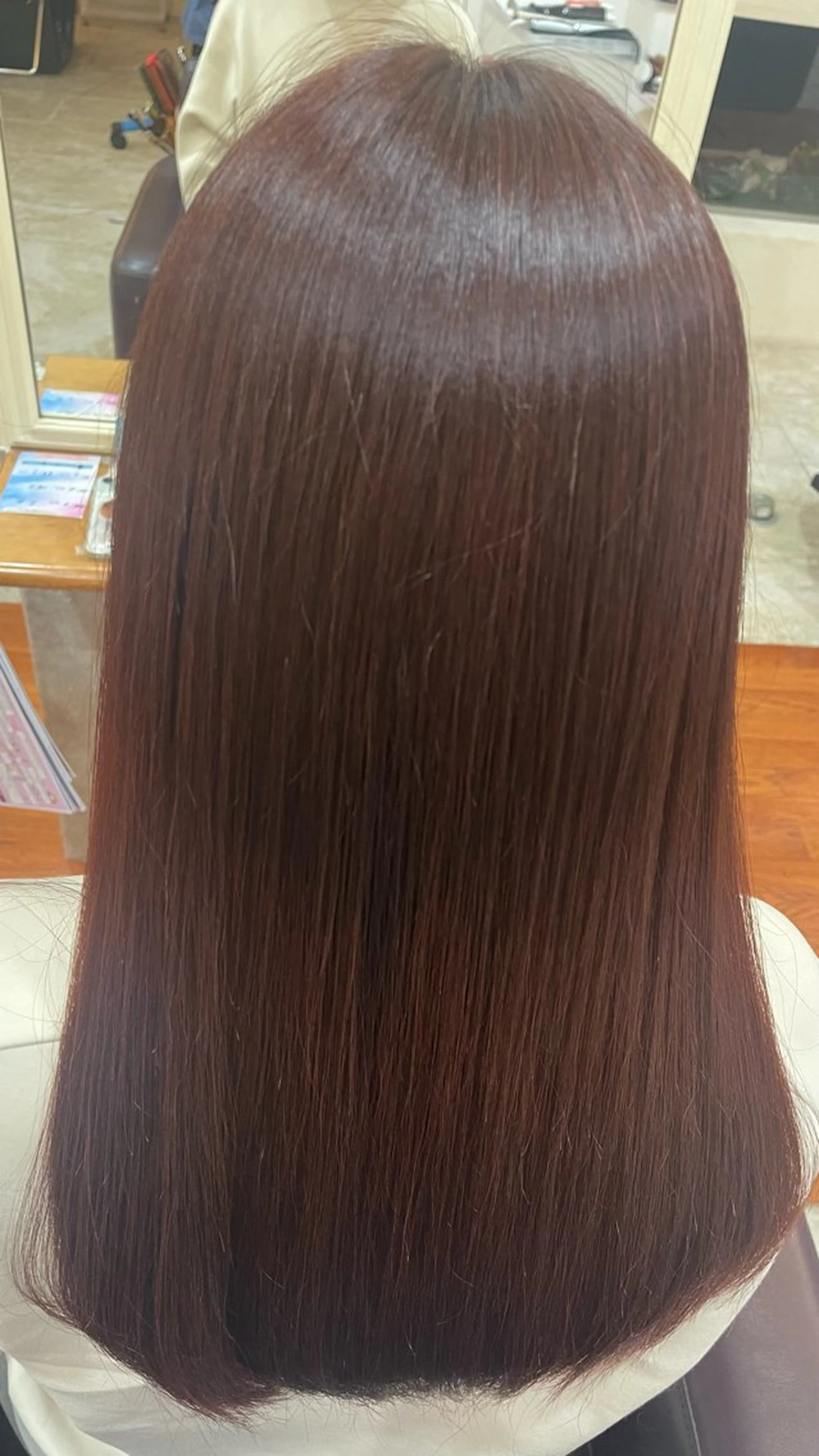 ロング ヘアカラー VENIRE古川店所属・端野七海 縮毛矯正のヘアスタイル