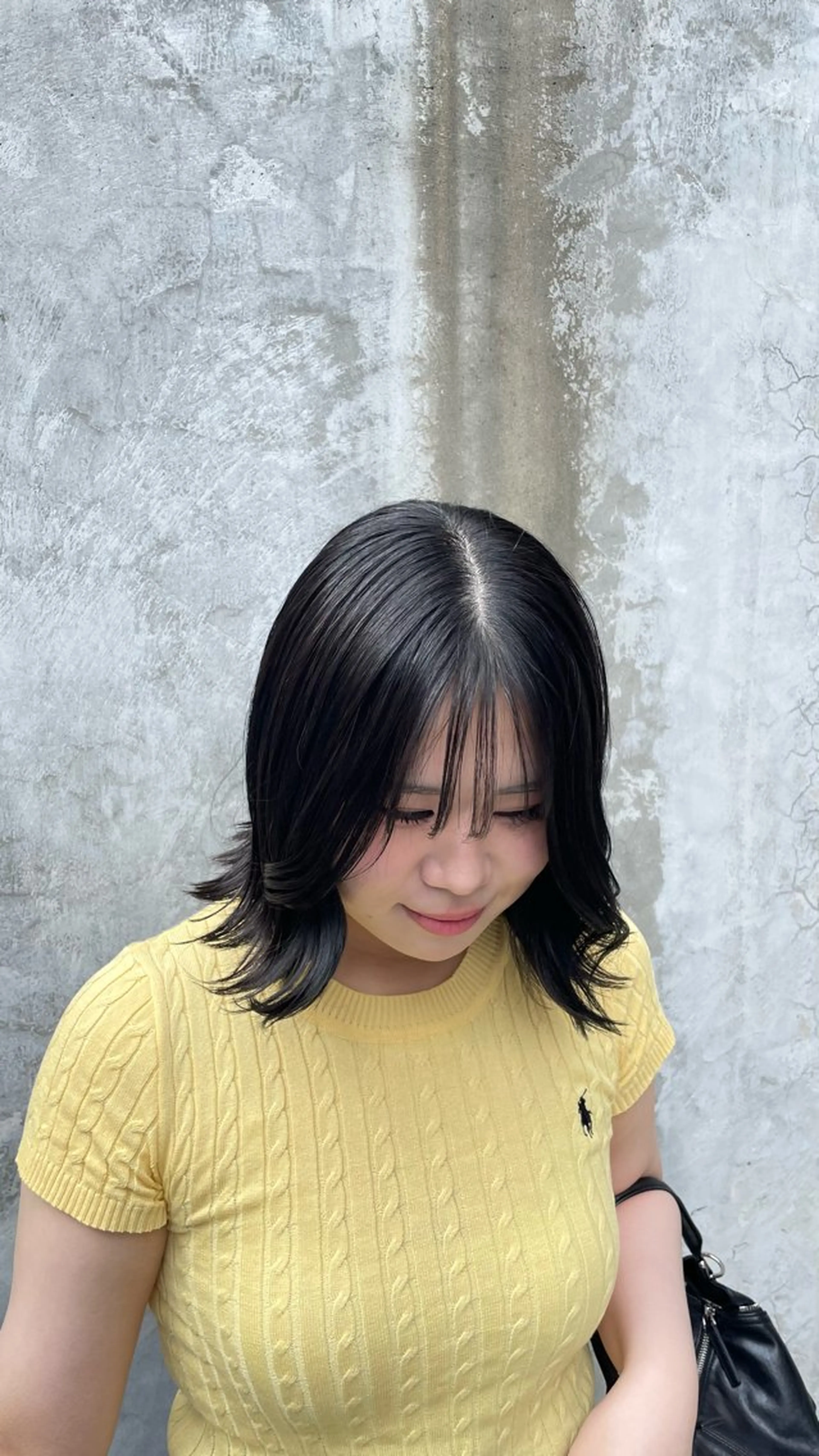 ミディアム ハラダ クルミのヘアスタイル