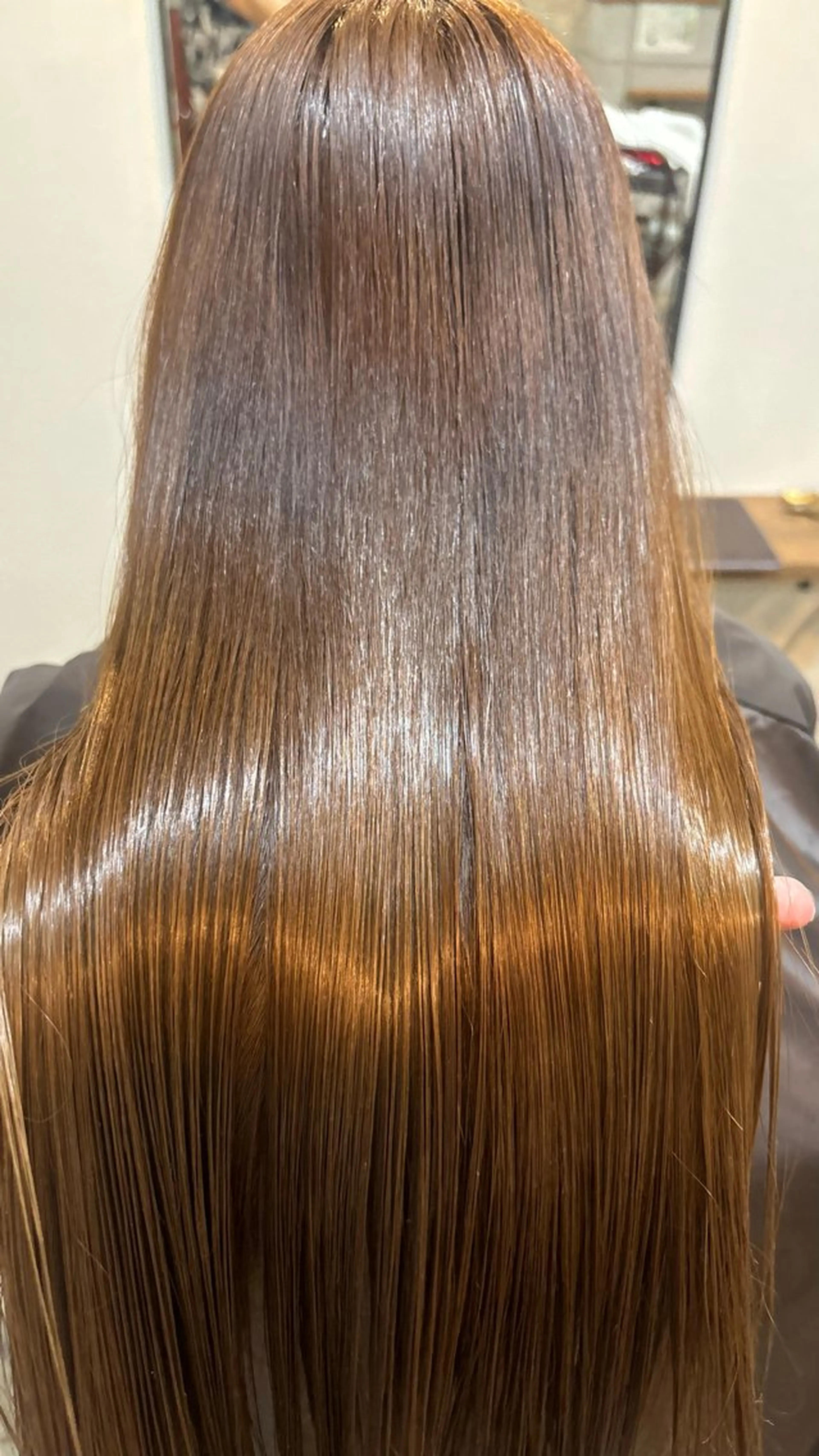 🔥12月末限定🔥髪の毛の保護剤の前処理➕クオライン縮毛矯正➕milbonトリートメント➕超音波トリートメント🫧の写真