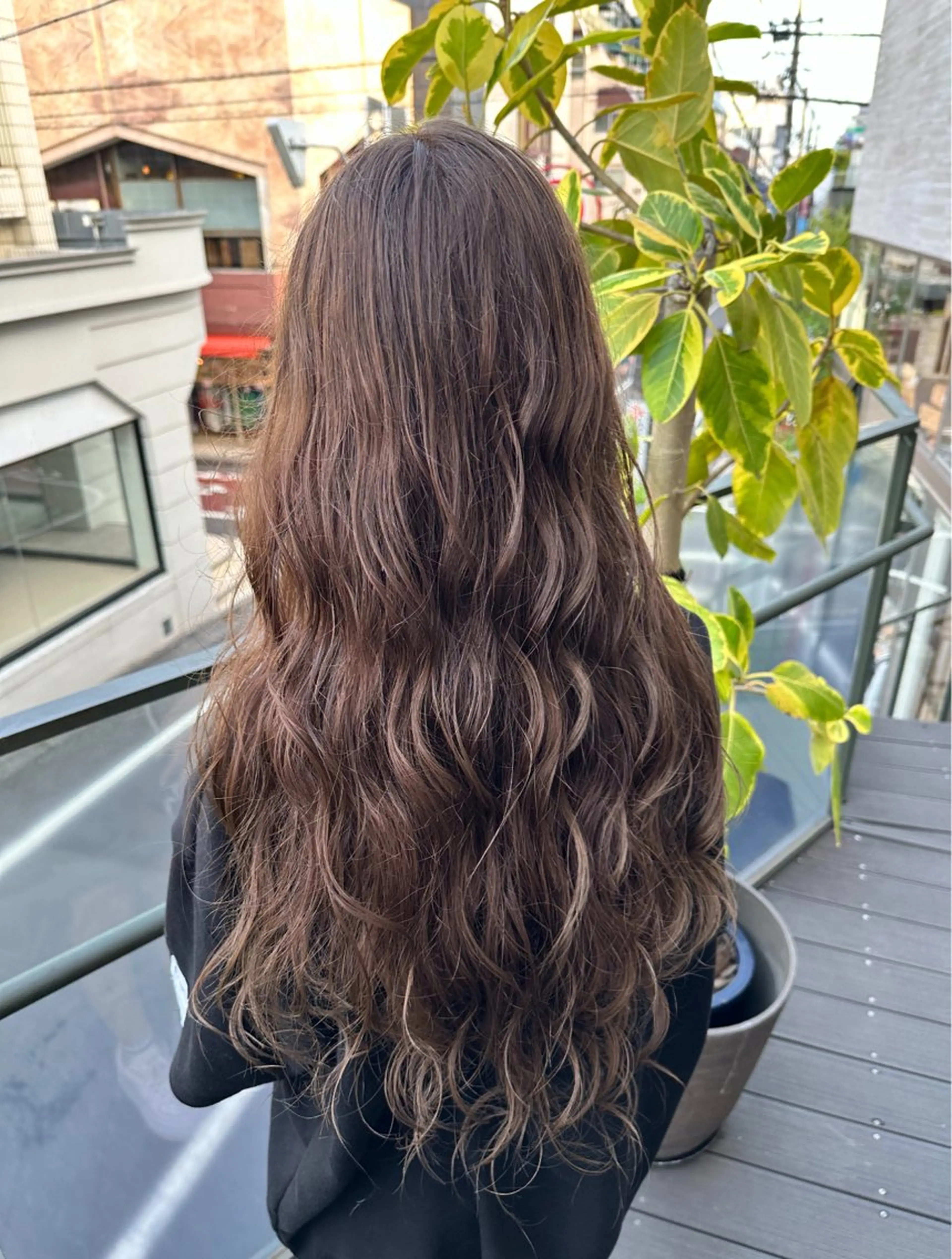 ロング カラー カット ヘアカラー トリートメント 韓国風/オシャレ /縮毛矯正/滝口琴未のヘアスタイル