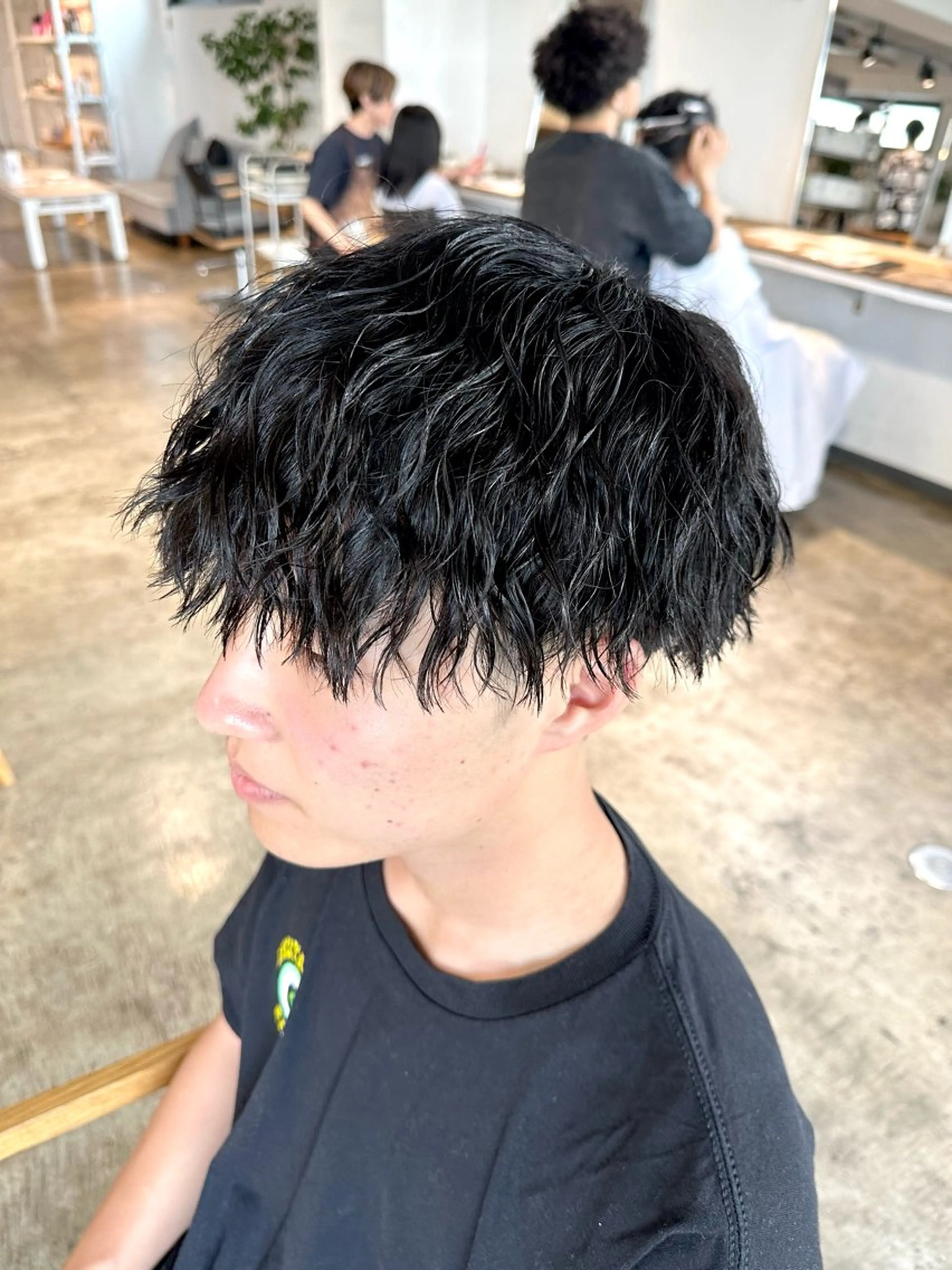 メンズ メンズパーマ カット パーマ トリートメント 骨格補正施術/メンズ 専門美容師/YUYAのヘアスタイル