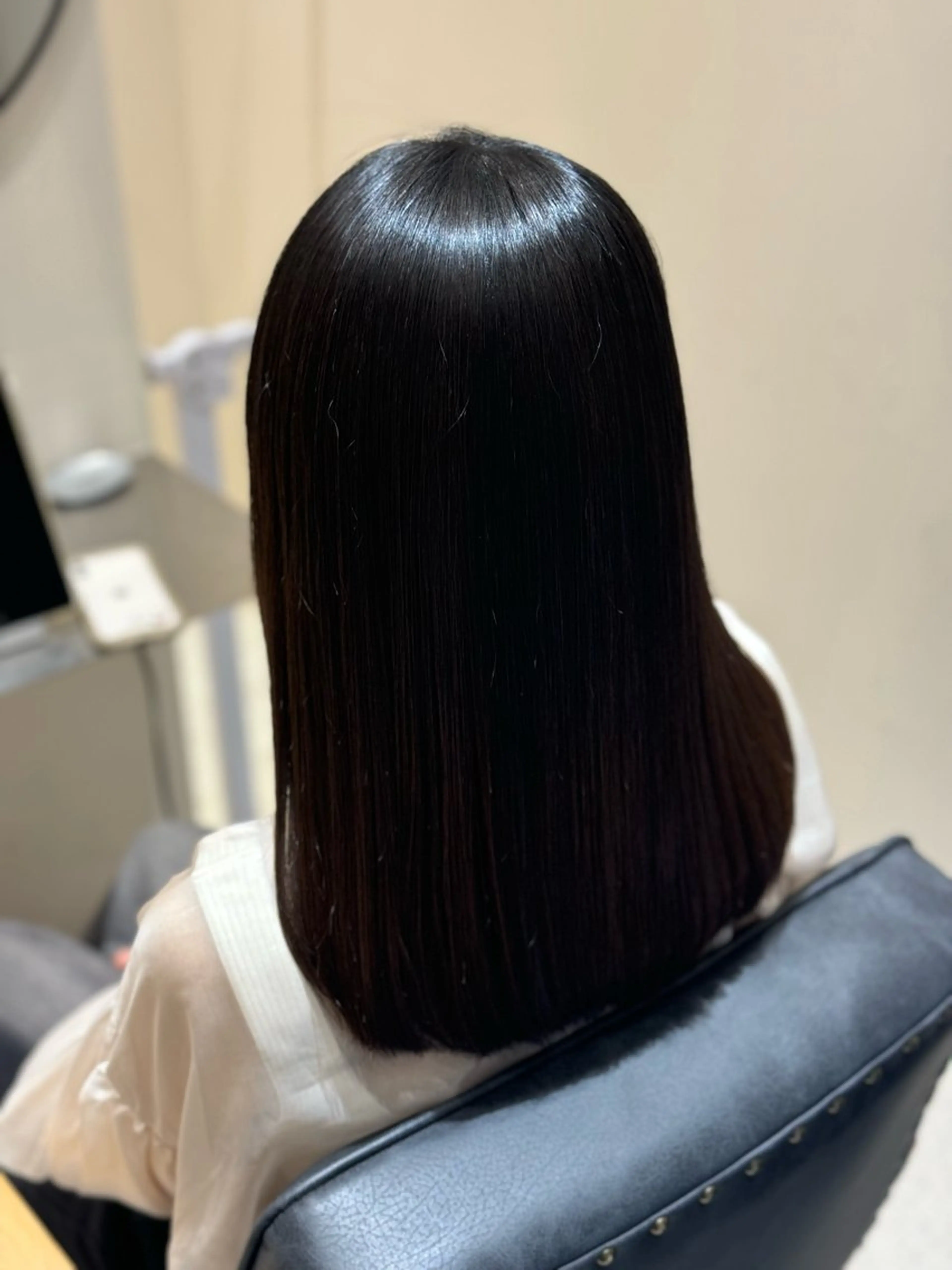 ロング カット 縮毛矯正 黒島優香🦋 /縮毛矯正/髪質改善のヘアスタイル