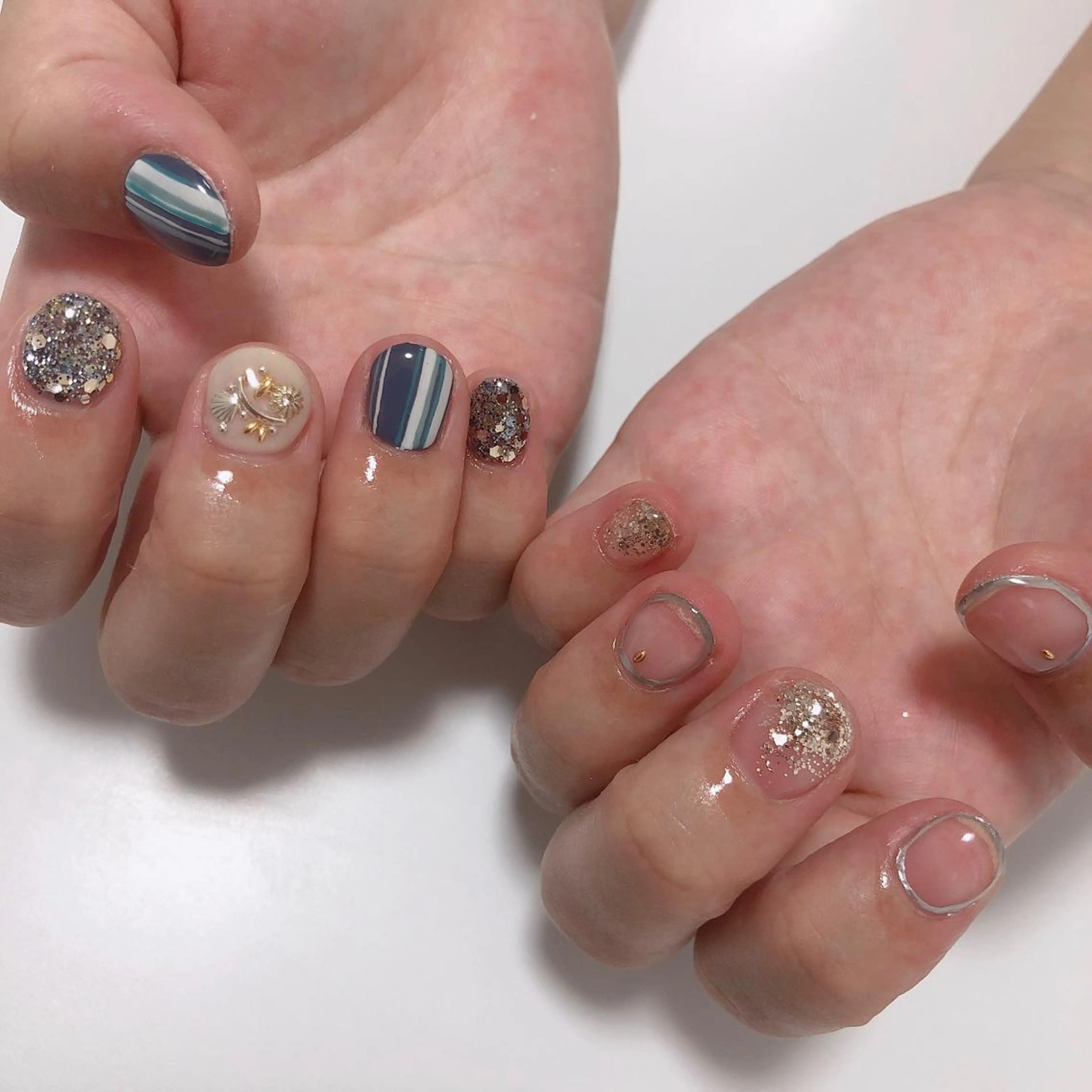 ネイル ニュアンスネイル hyakutake itsumiのネイルデザイン