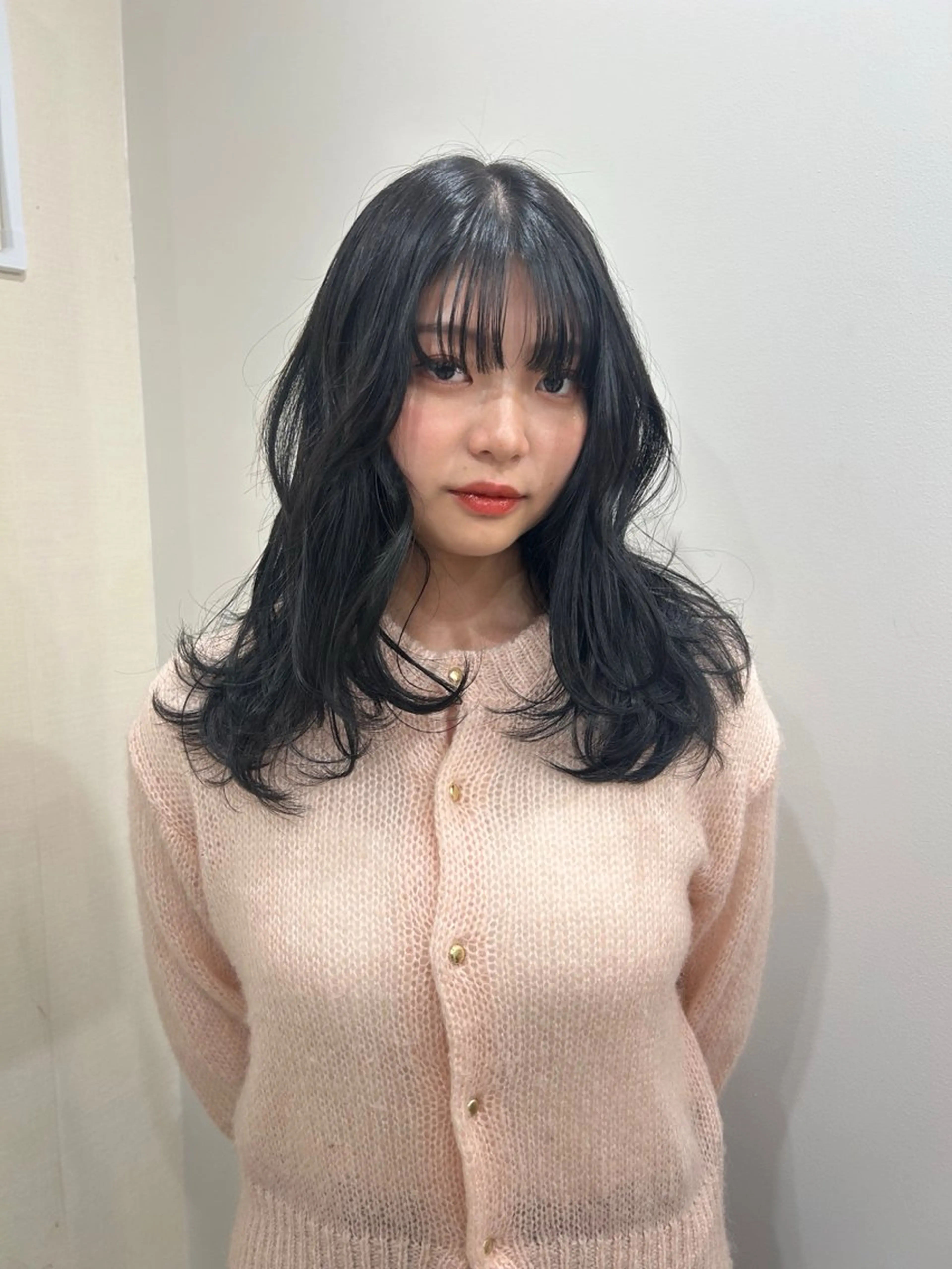 ロング レイヤーカット ヘアカラー hair&eye🎀 /momoKaのマツエク・マツパデザイン