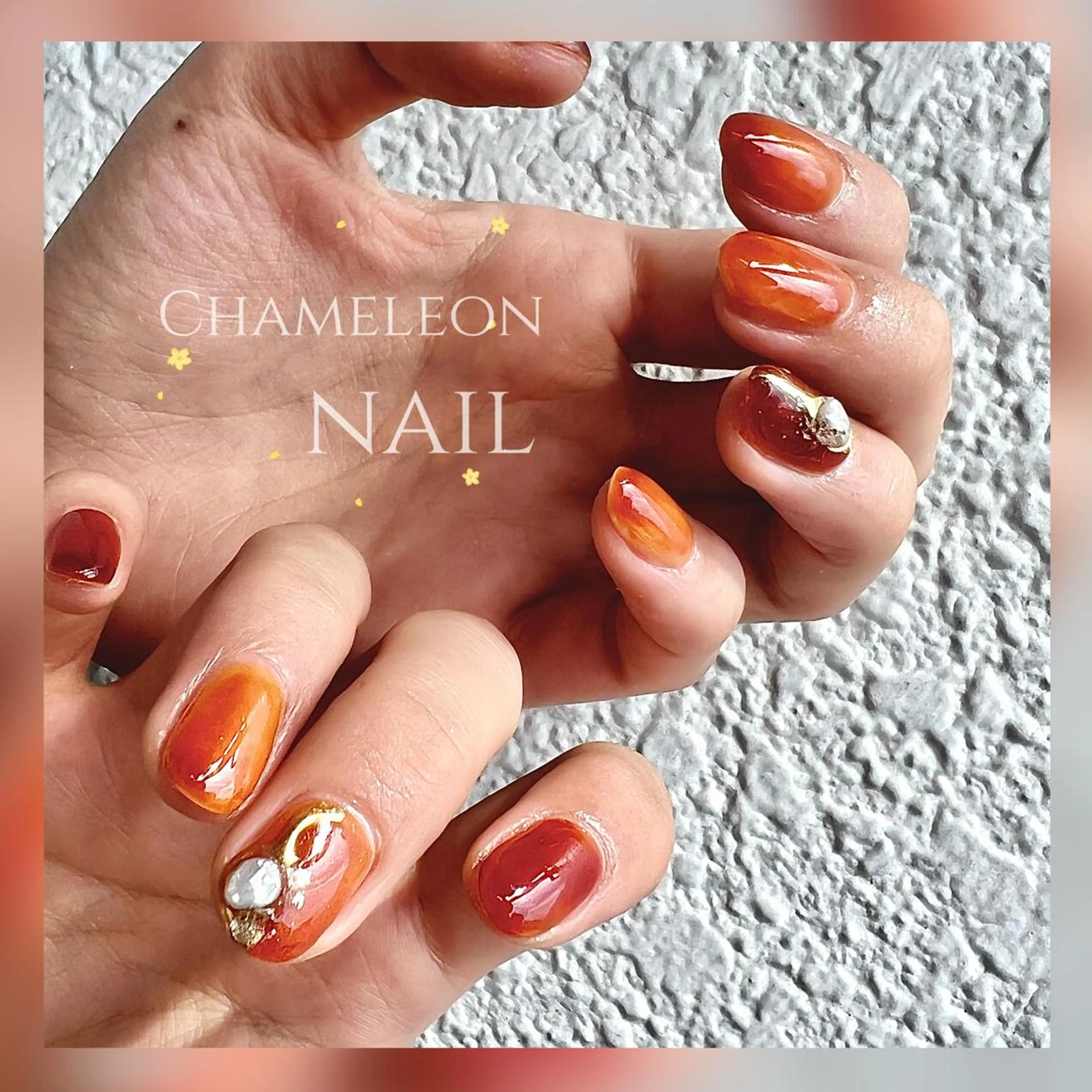 【オフ無し】💅2本アートorフレンチorカラグラorシンプルコース(サンプルから)の写真