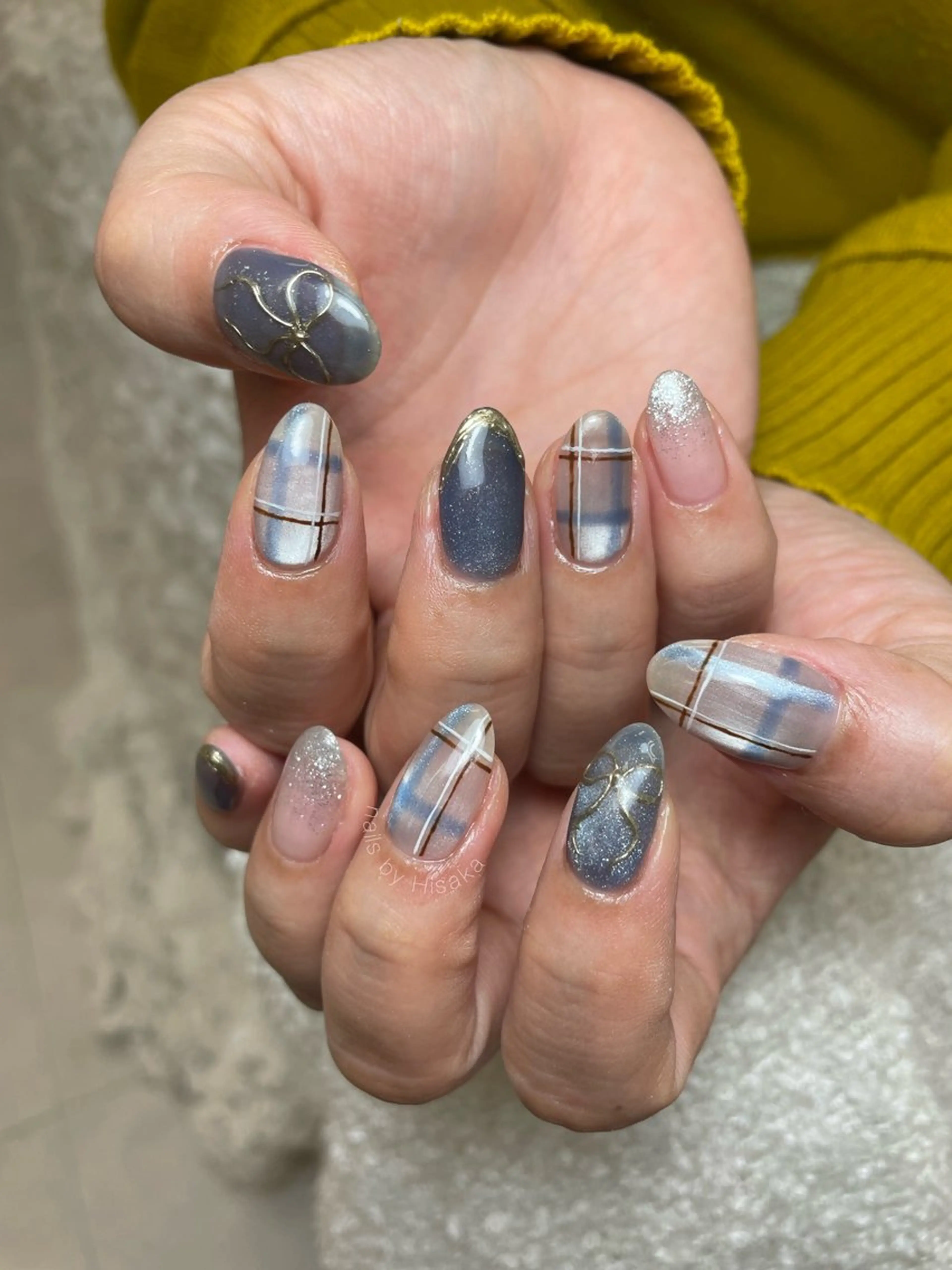 ネイル ハンドネイル Hisaka Mikiのネイルデザイン