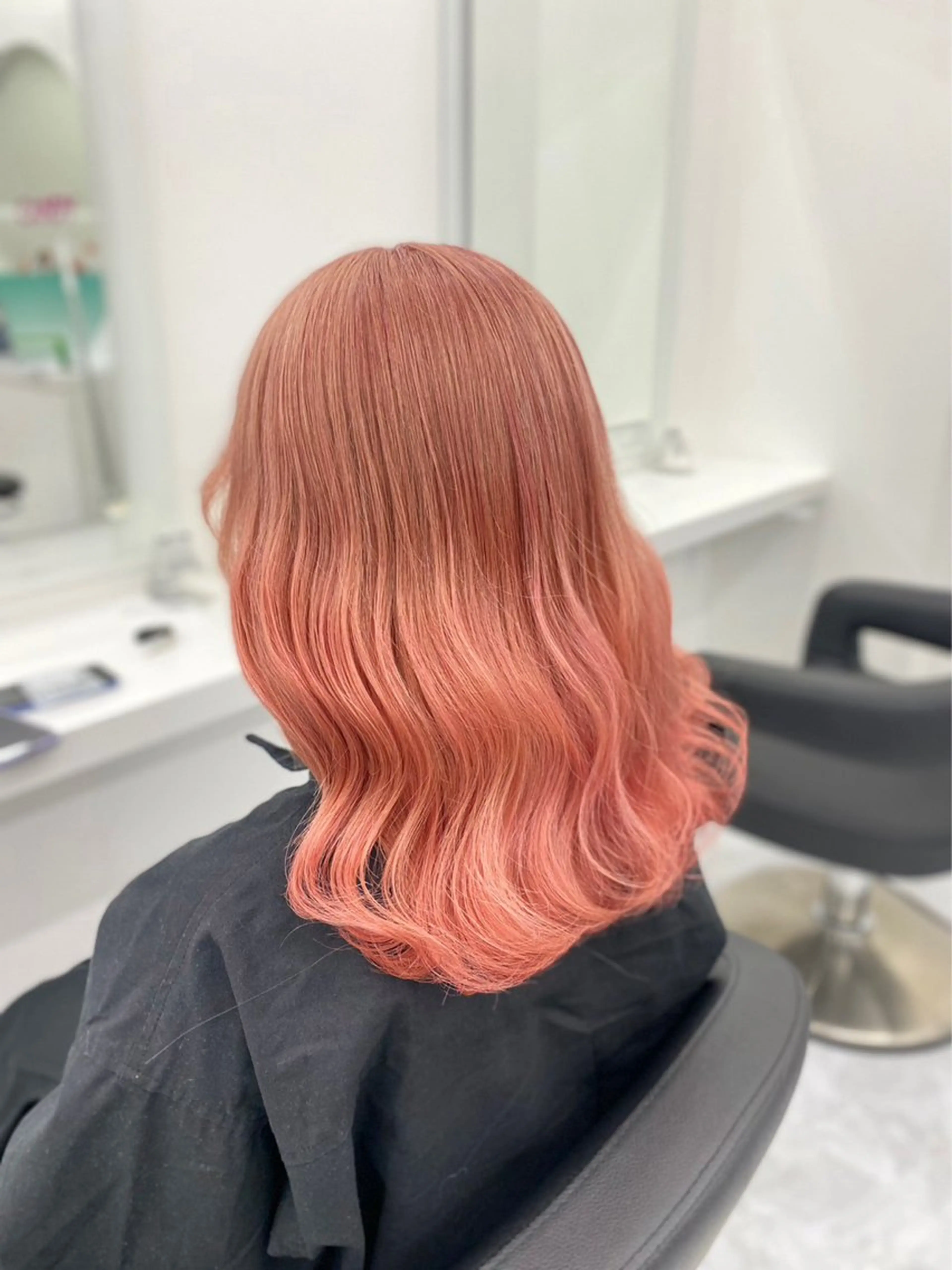 ミディアム カラー ヘアカラー トリートメント ヘッドスパ ダブルカラー特化💖 韓国ヘア💖りくのヘアスタイル