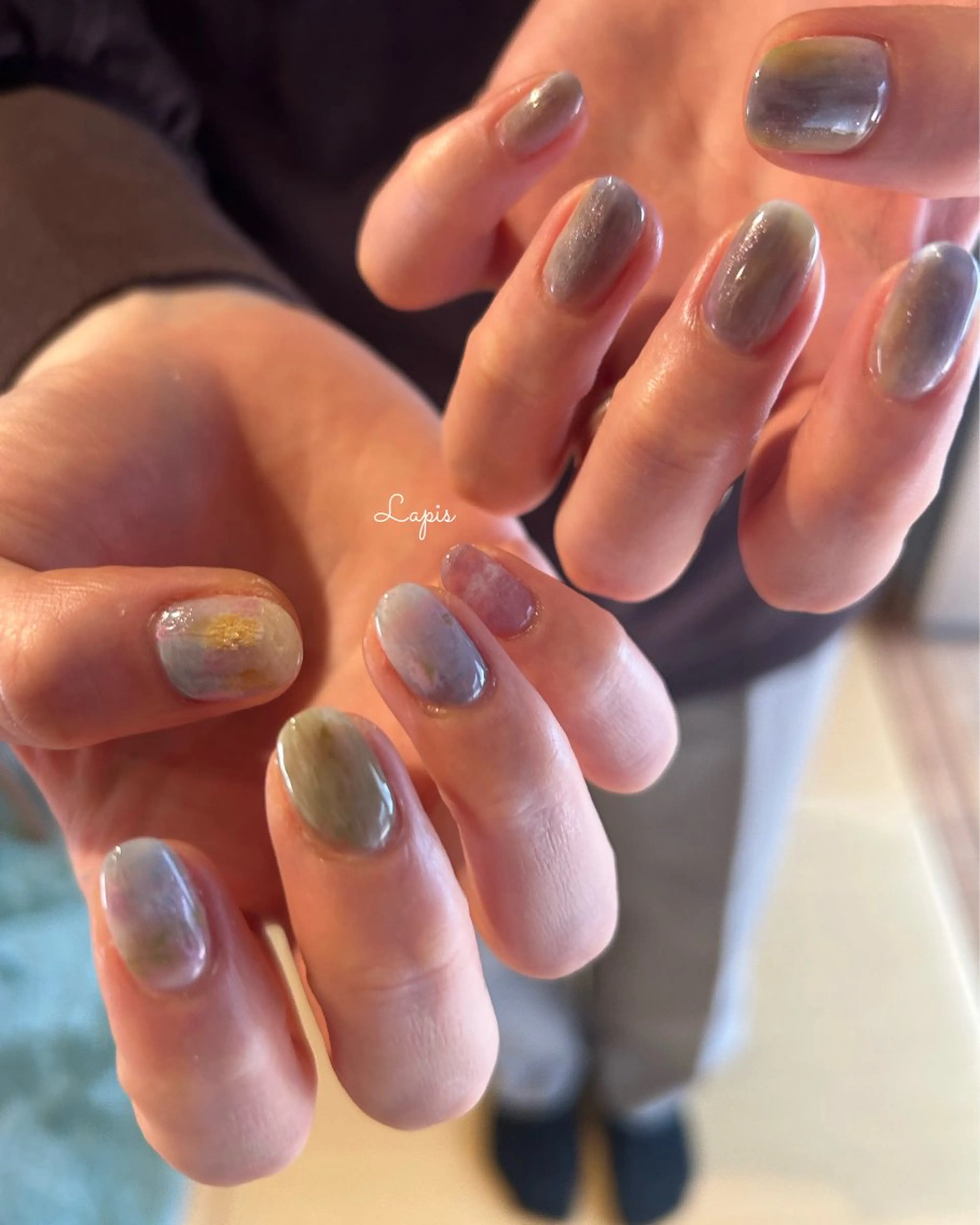 ネイル ハンドネイル Lapis *のネイルデザイン