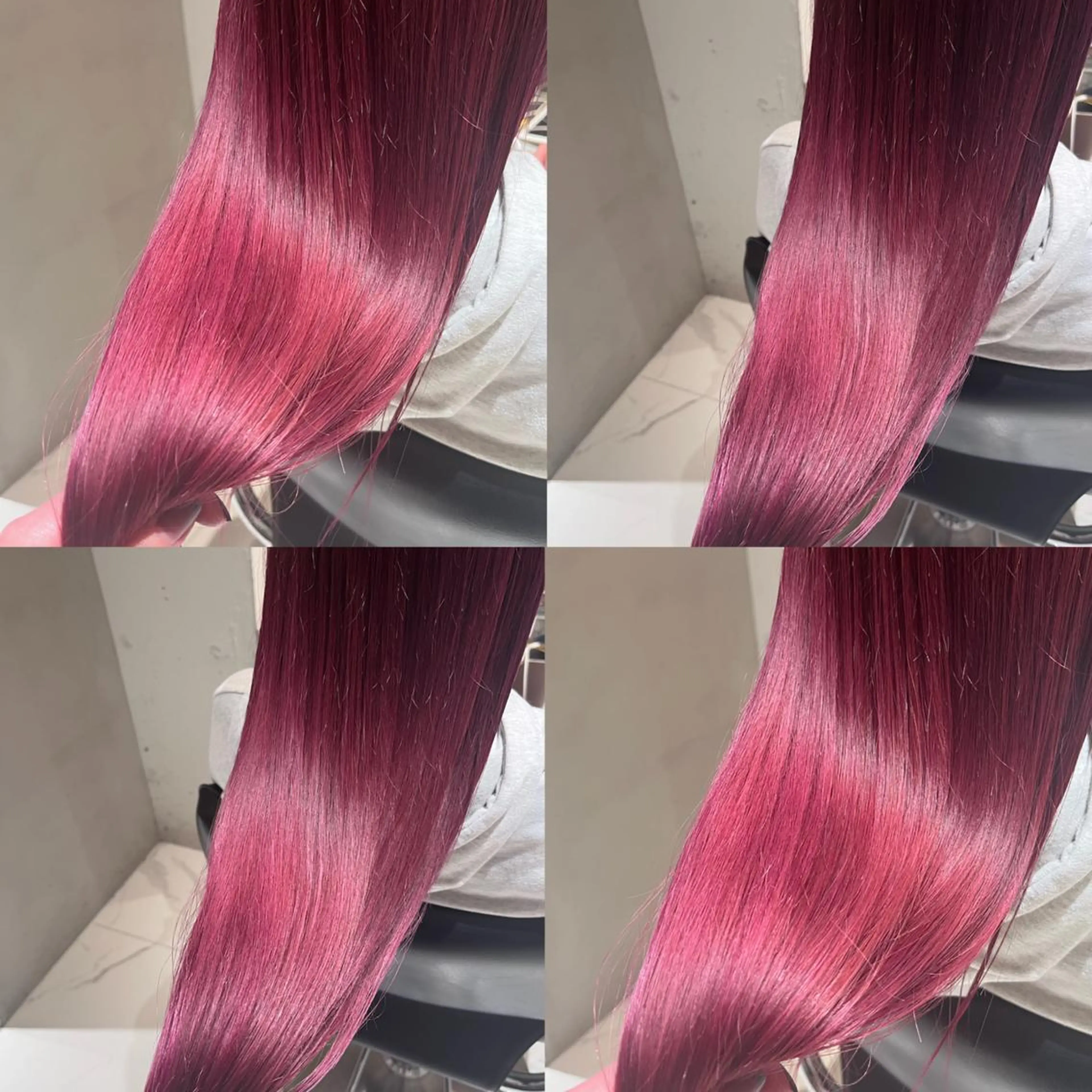 ロング カラー 透明感カラー ピンクカラー カジュアルを女っぽく 𝗮𝘆𝗮𝗰𝗼のヘアスタイル