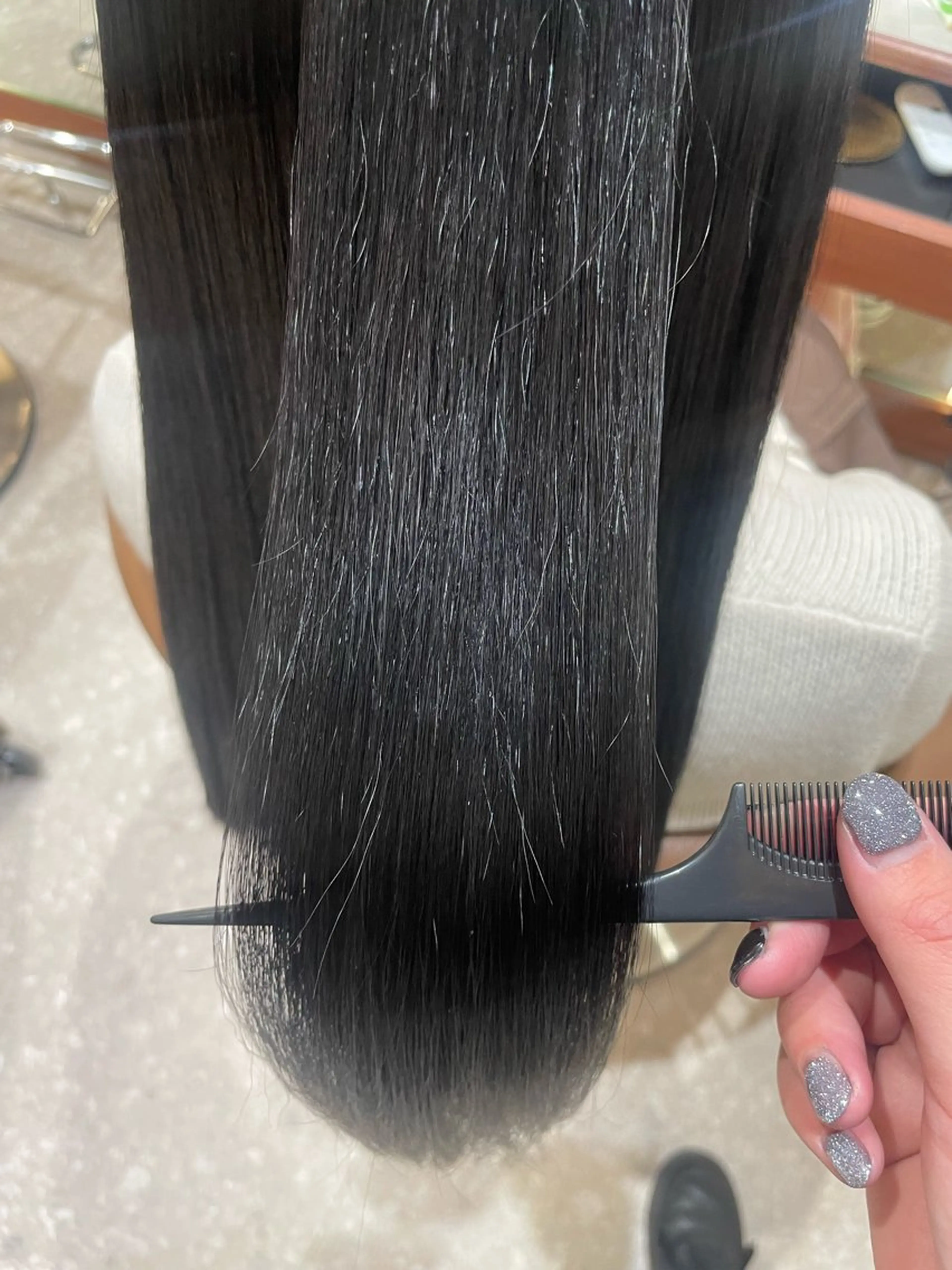 ロング cloe中目黒店所属・Cloe中目黒店 さなのヘアスタイル