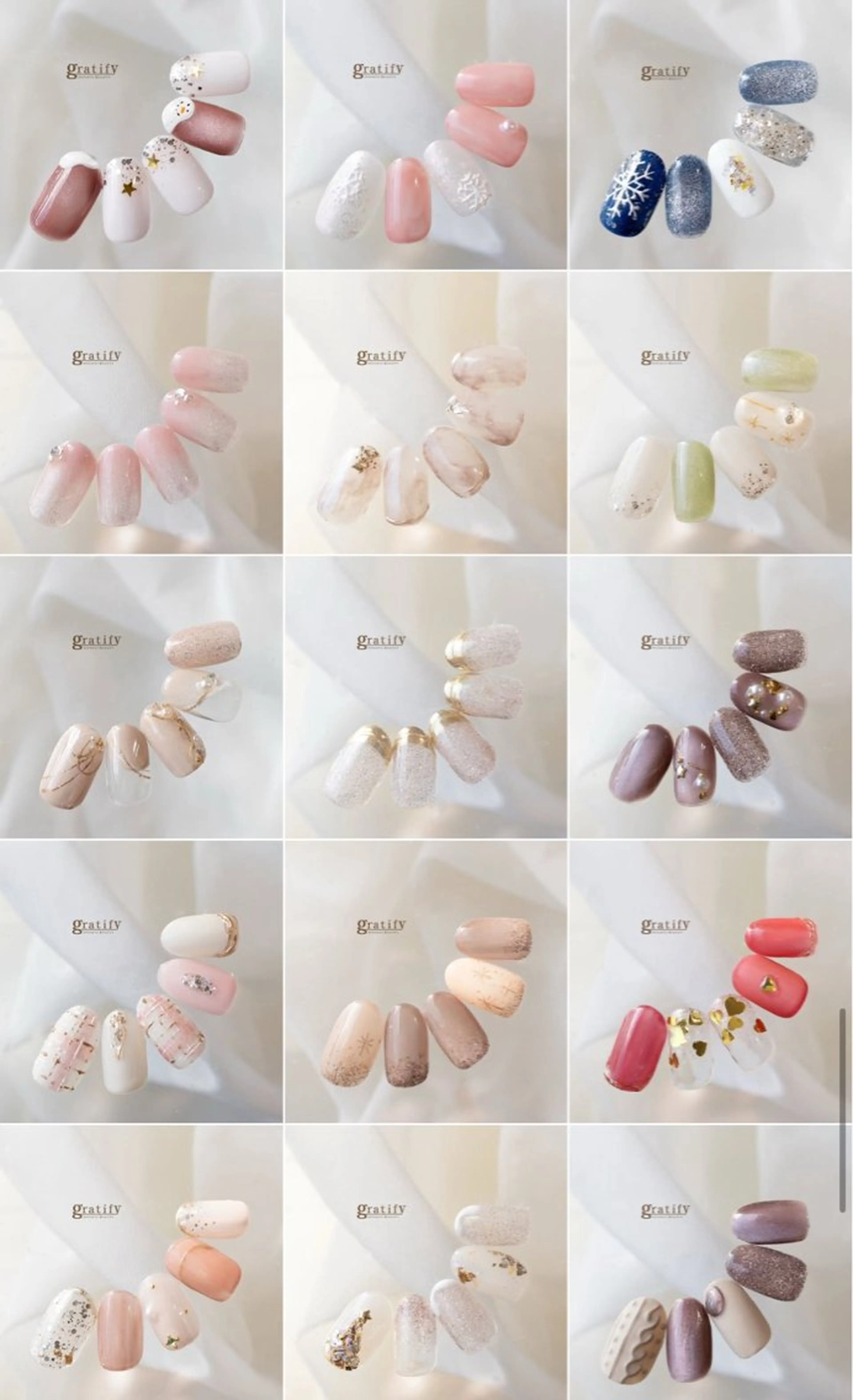 ネイル gratify心斎橋 松本のネイルデザイン