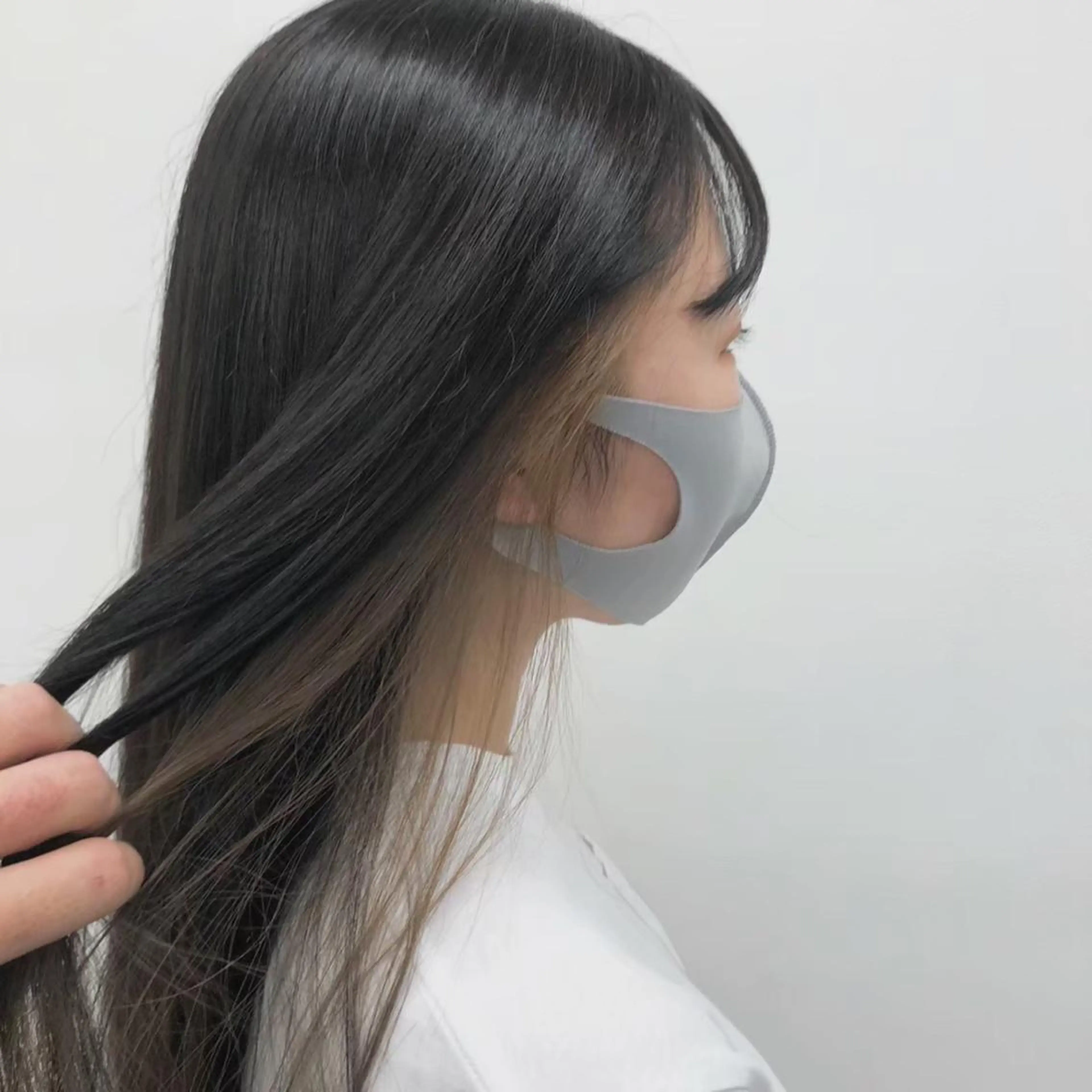 ロング カラー ヘアアレンジ ネイル マツエク・マツパ アイブロウ ロング ロングネイル 【メンズサロン】 BLUCK 横浜のヘアスタイル