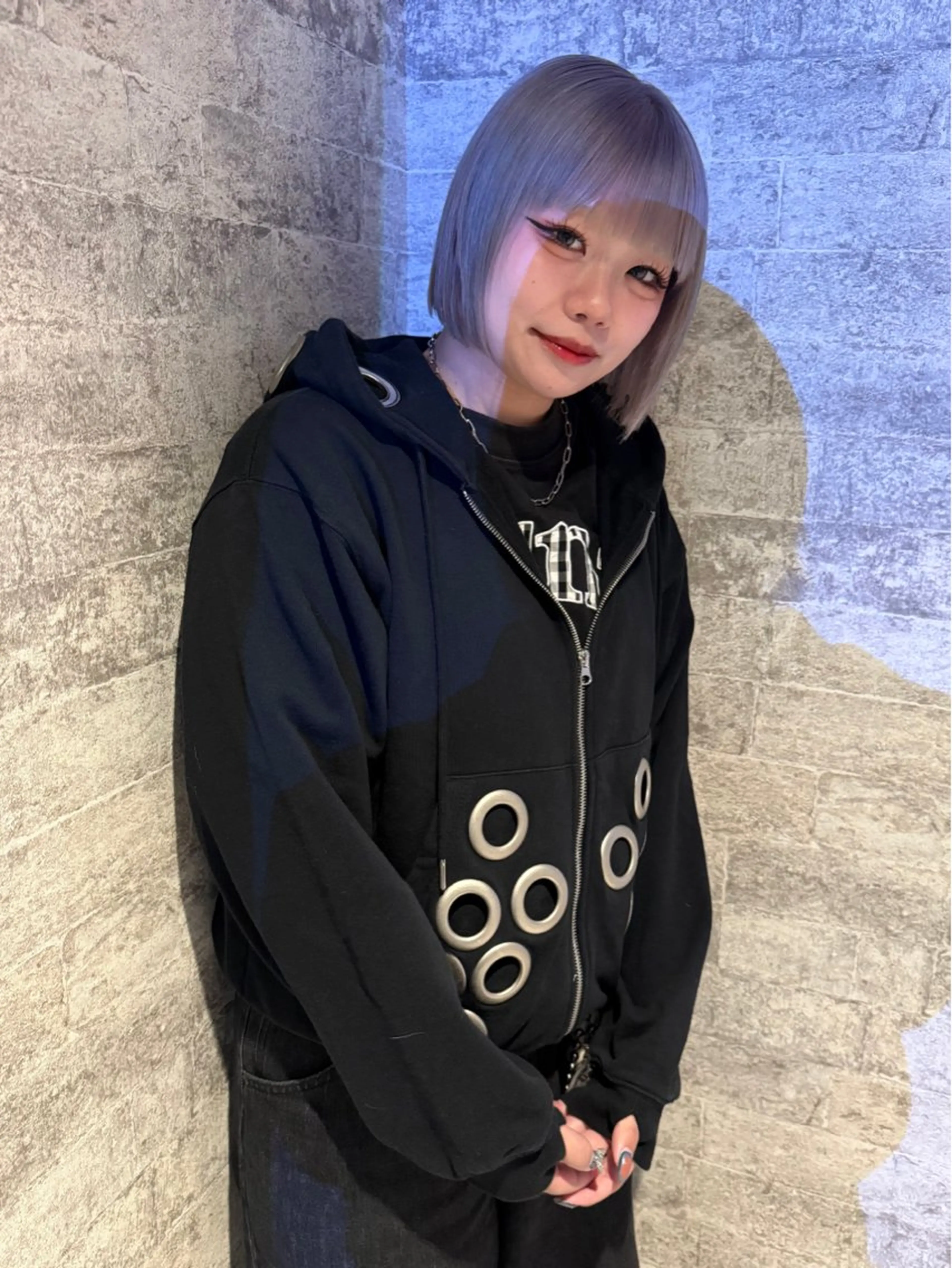 ショート カラー ハイトーンカラー ボブ カット ヘアカラー トリートメント mai / linoah˚✧のヘアスタイル