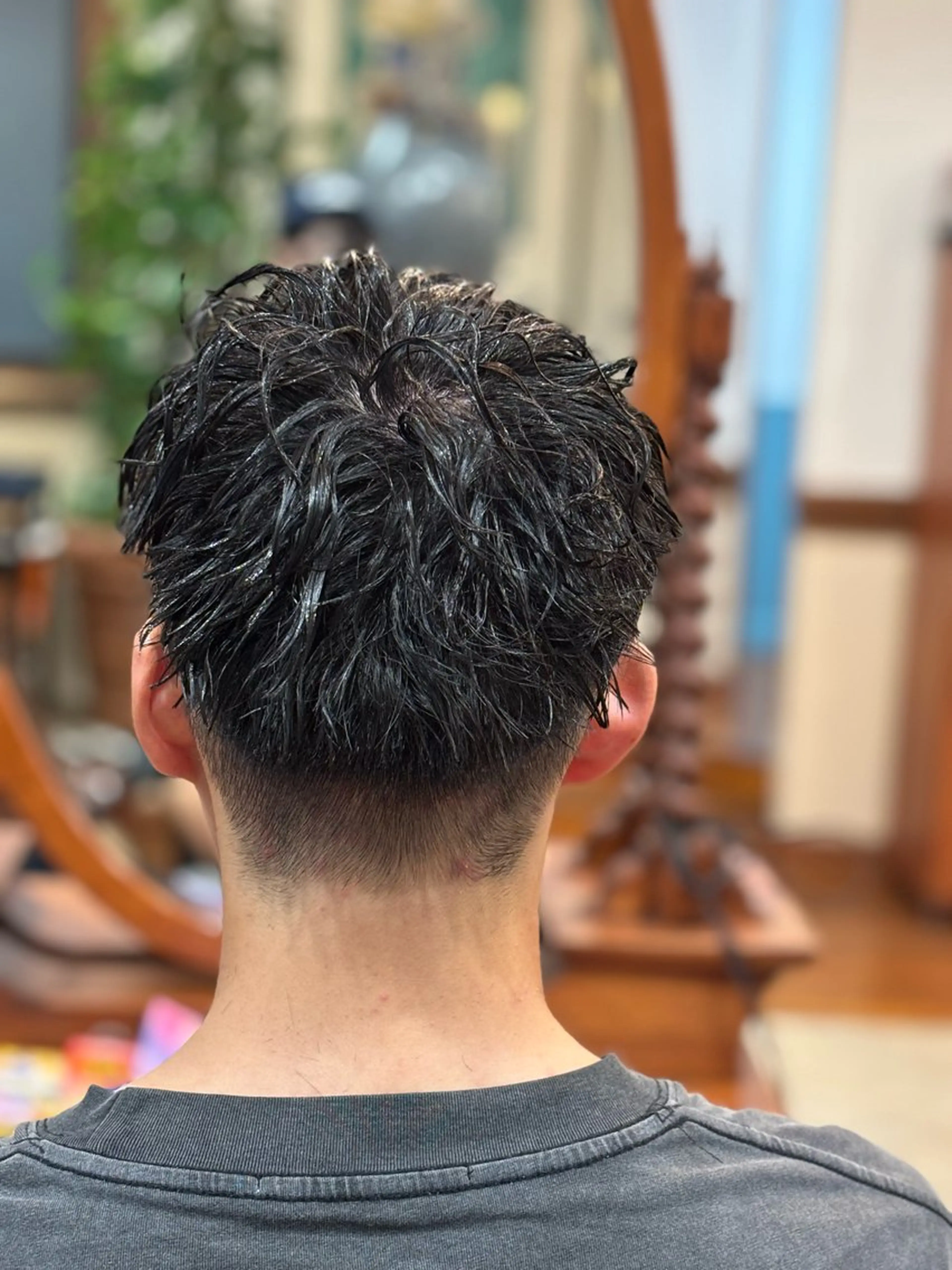 ショート パーマ メンズ おしゃれ泥棒 石原メンズ特化美容師のヘアスタイル