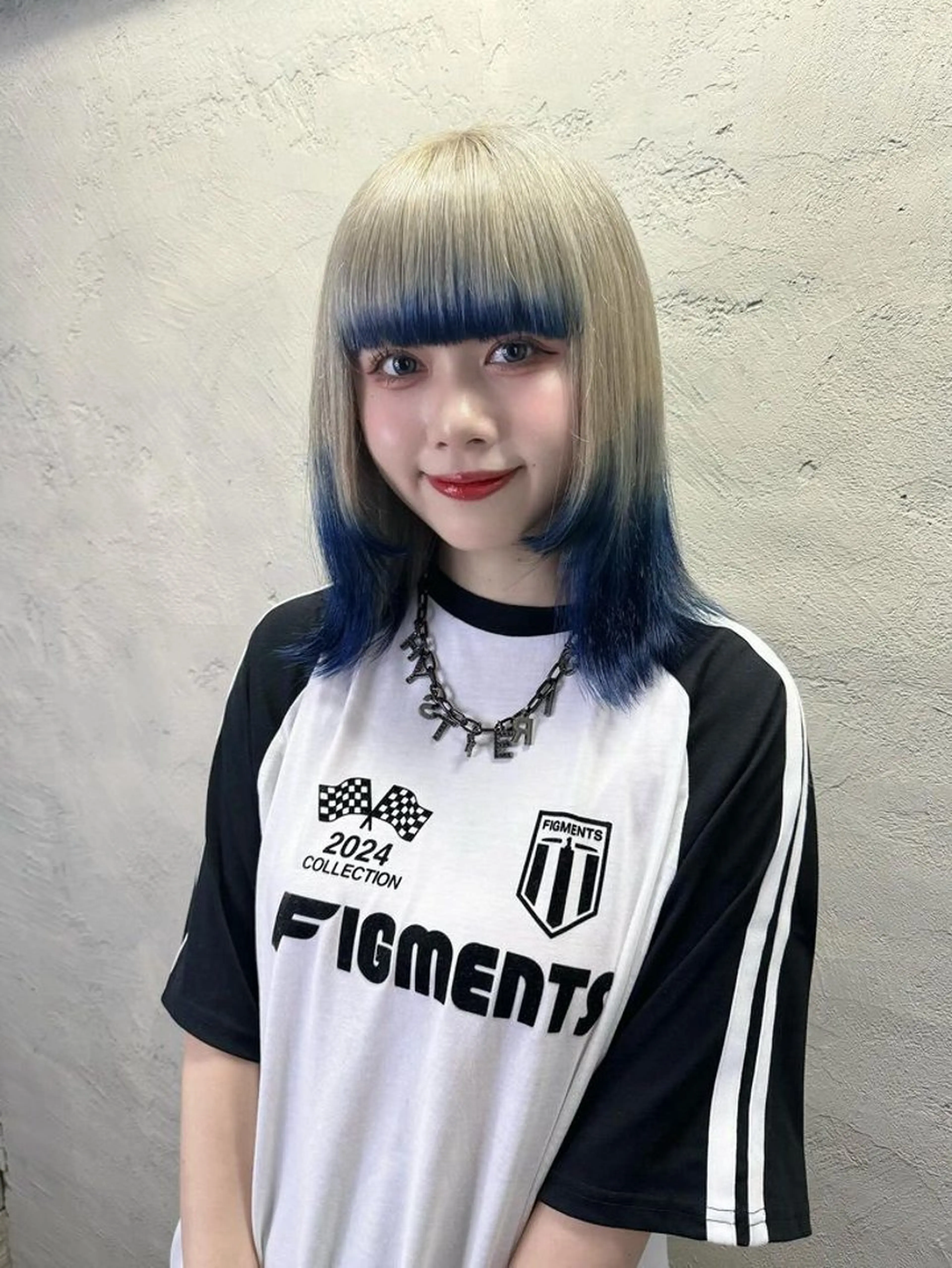 セミロング カラー 🦄垢抜けボブ特化× 暖色カラー未来🦄のヘアスタイル