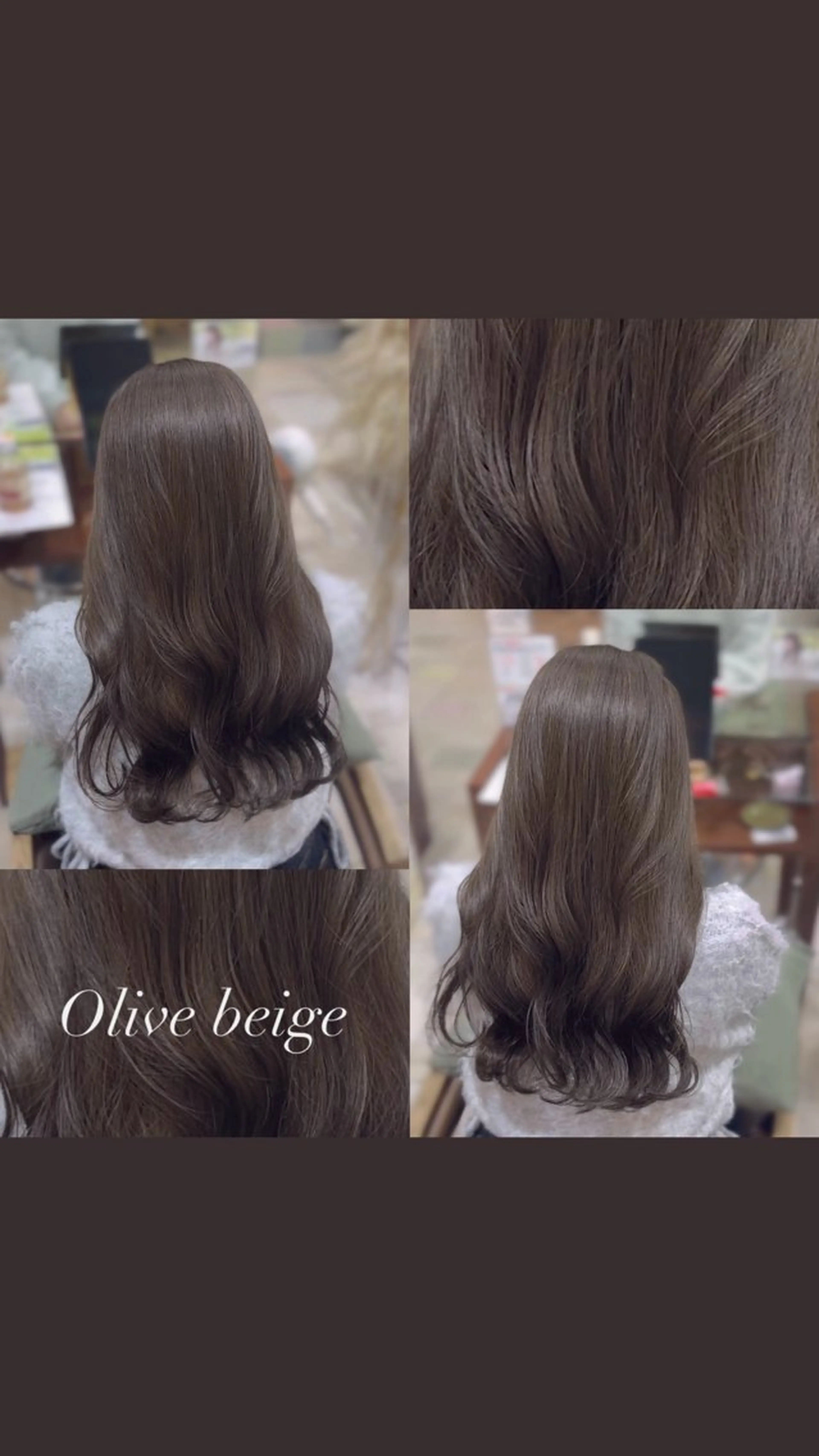 ロング カット ヘアカラー トリートメント 透明感カラー／ 艶感カラー／RAMUのヘアスタイル