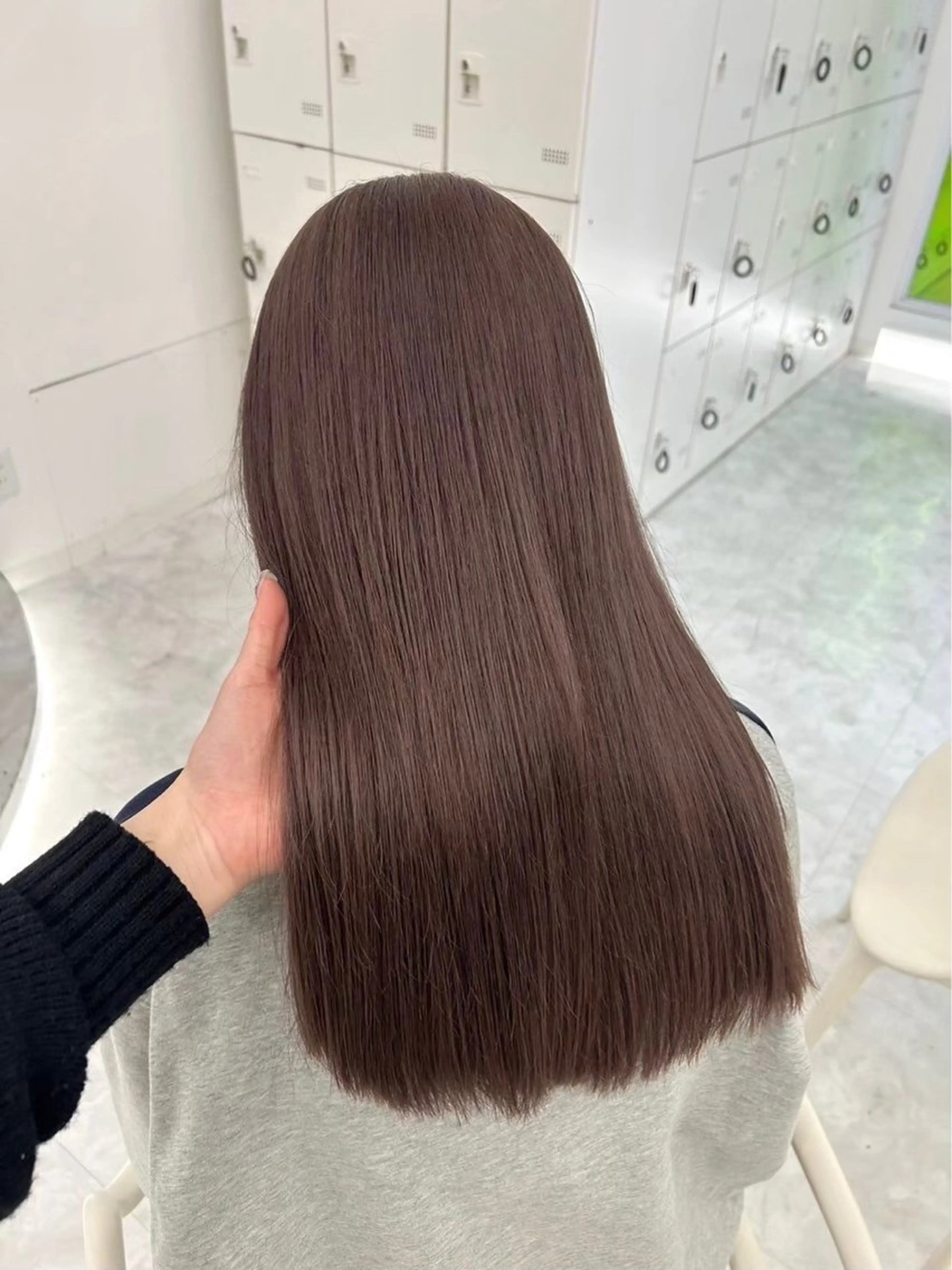 ロング 髪質改善 トリートメント トリートメント ナチュラルベージュ 🧸yuuna🧋のヘアスタイル