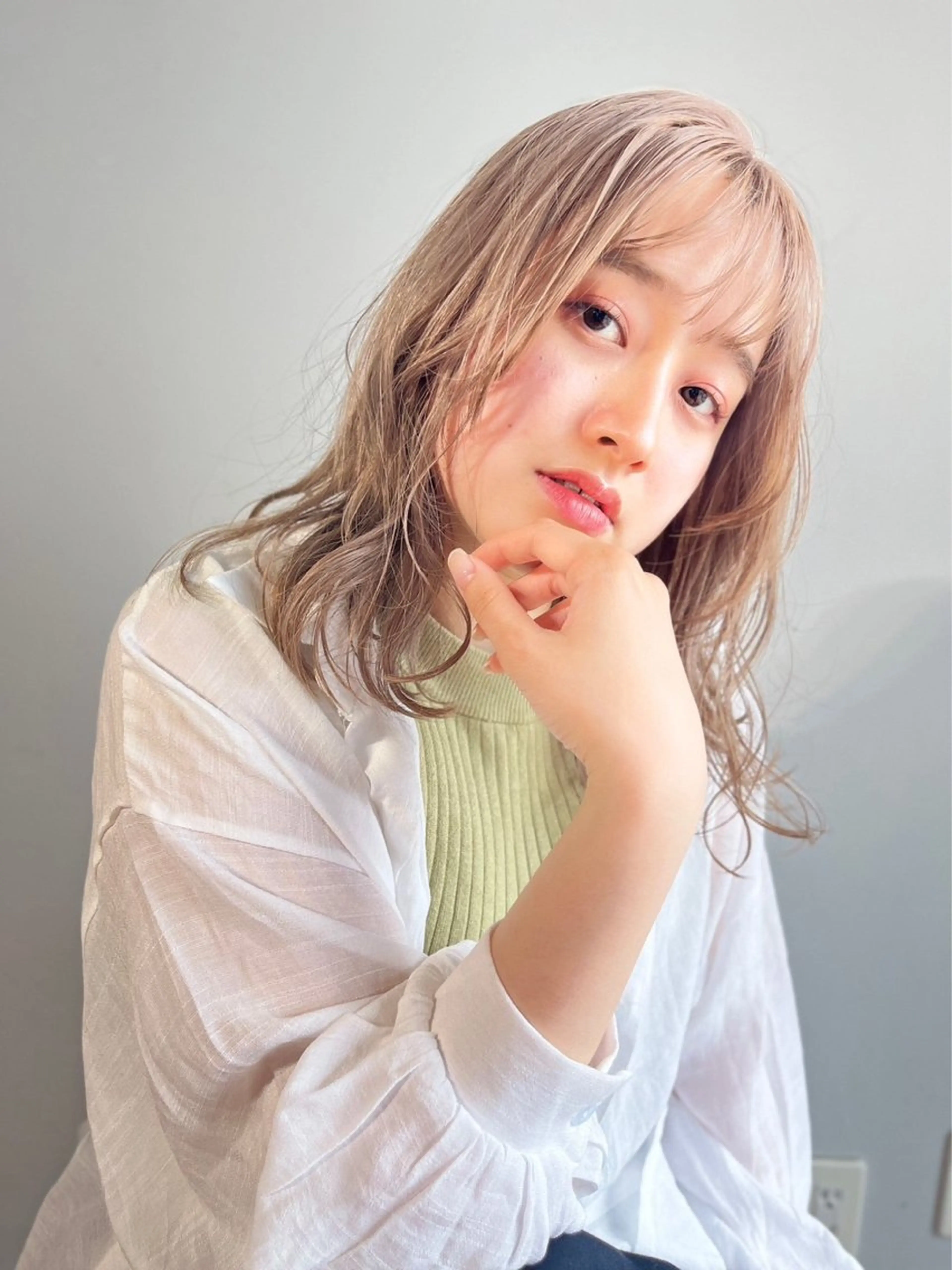 ロング 最新ケアカラー 髪質改善YUTOのヘアスタイル