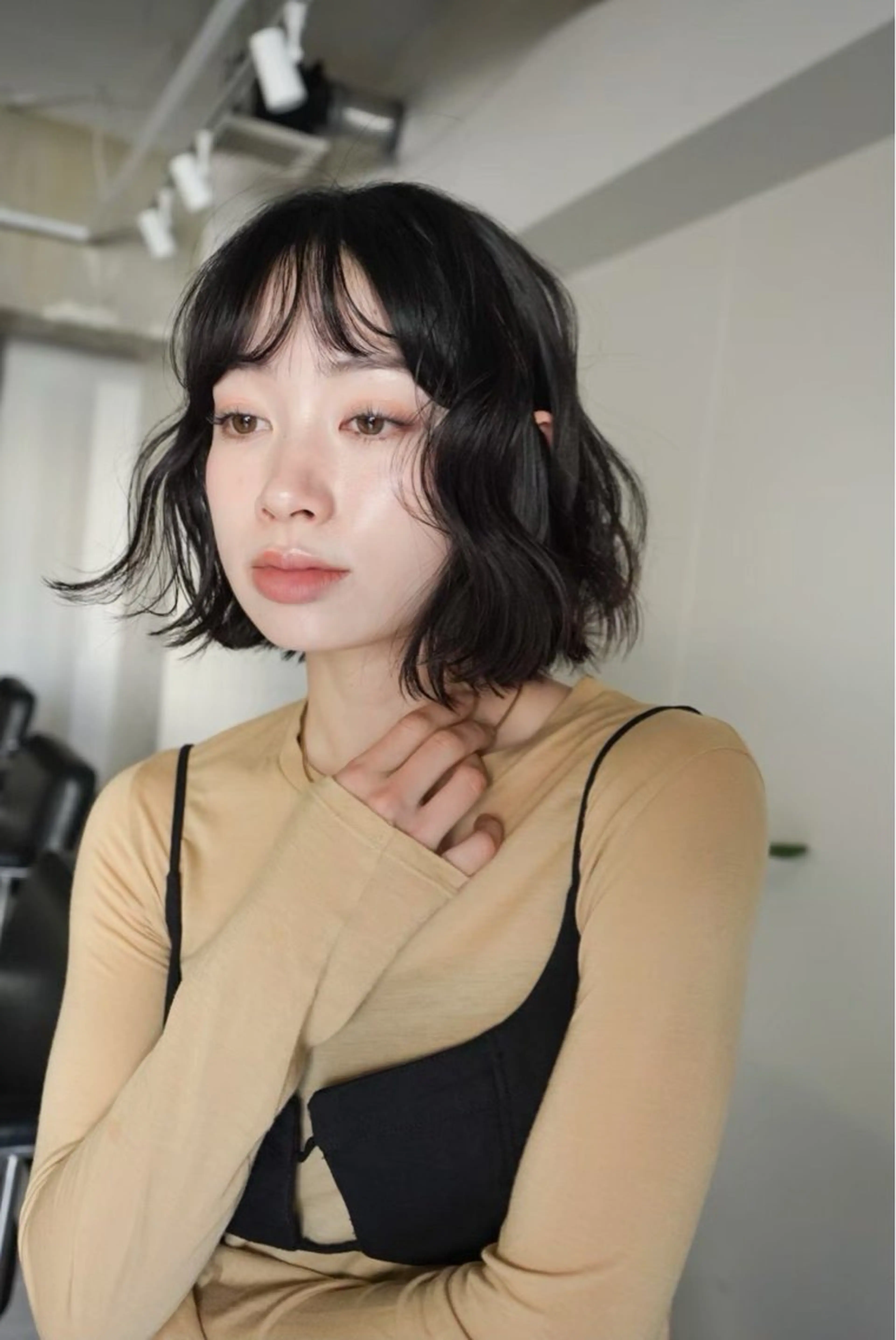 ショート ワイズミ モモカのヘアスタイル