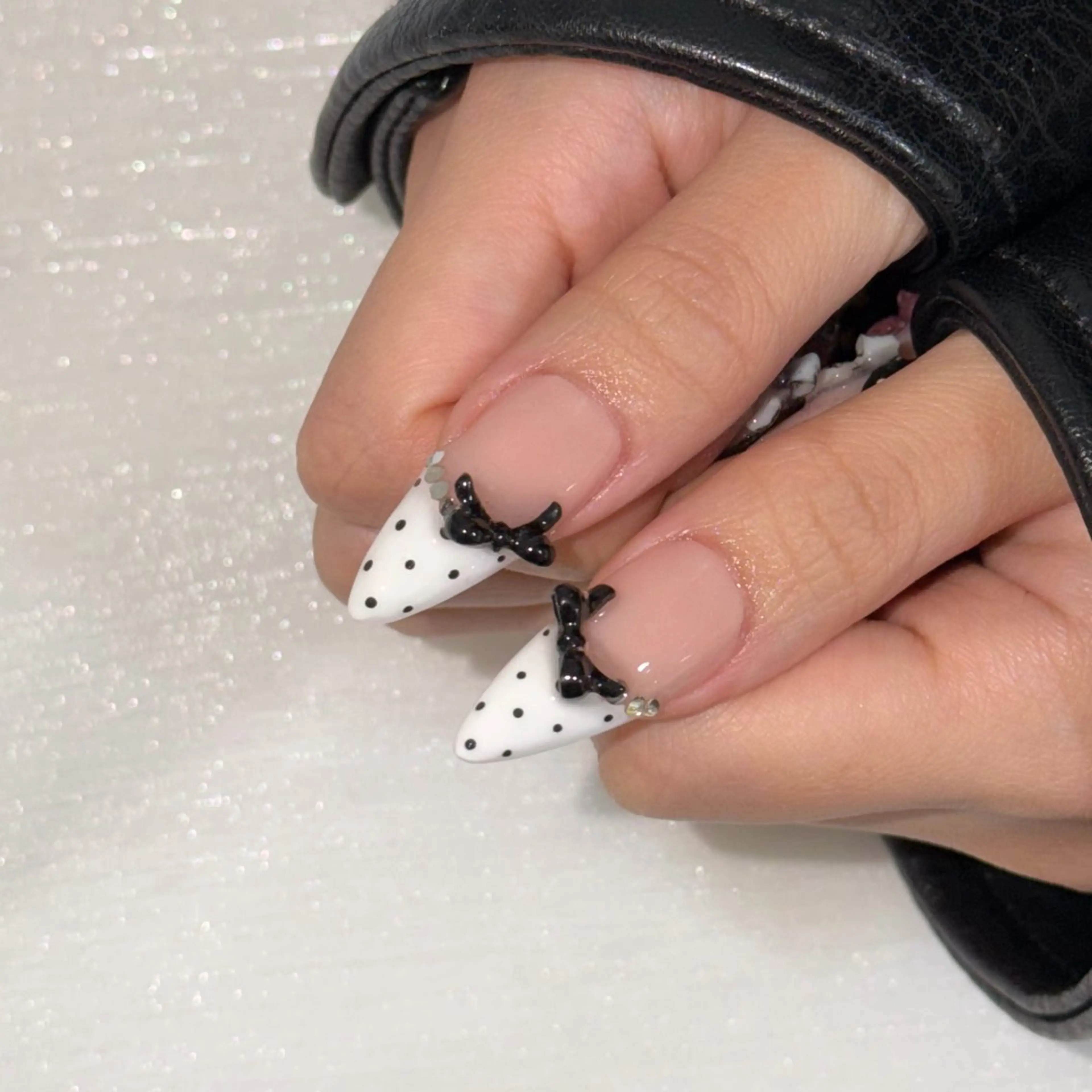 ネイル ガーリー スカルプネイル elfia nailstudio所属・tamaki araiのネイルデザイン