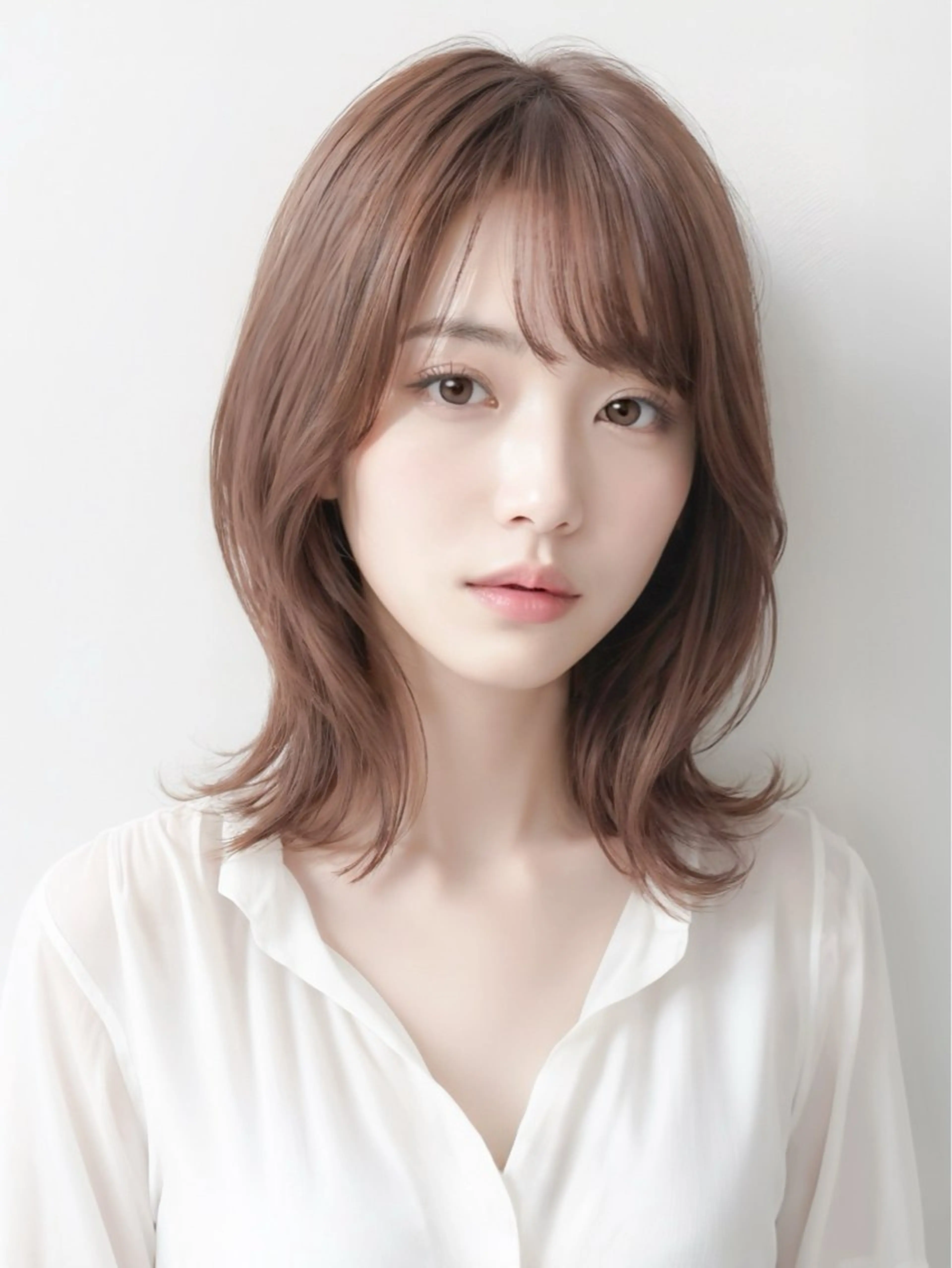 ミディアム カット ヘアカラー 5 Noble ct .町田駅1分🆕のヘアスタイル