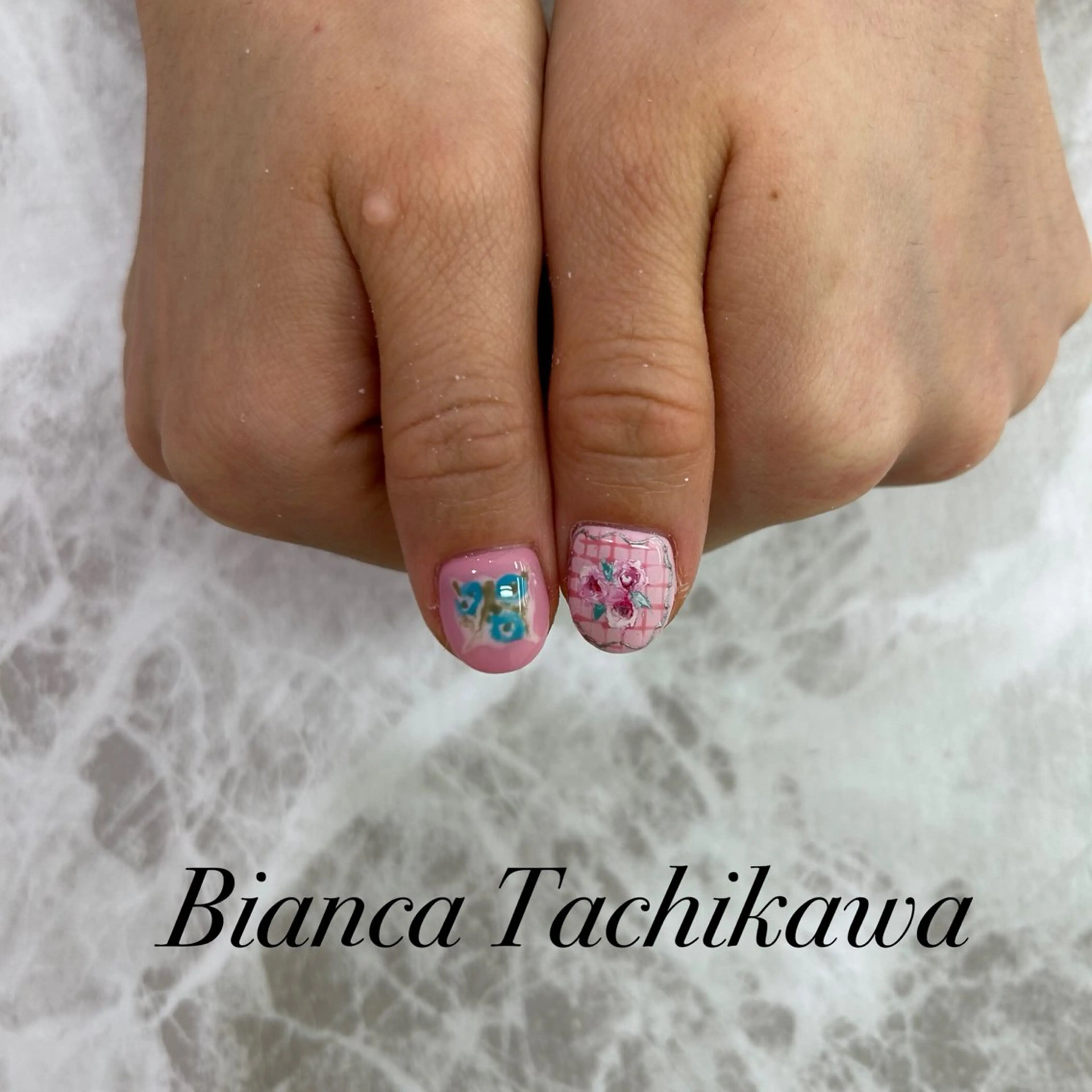 ネイル ハンドネイル Bianca 立川店 小川のネイルデザイン