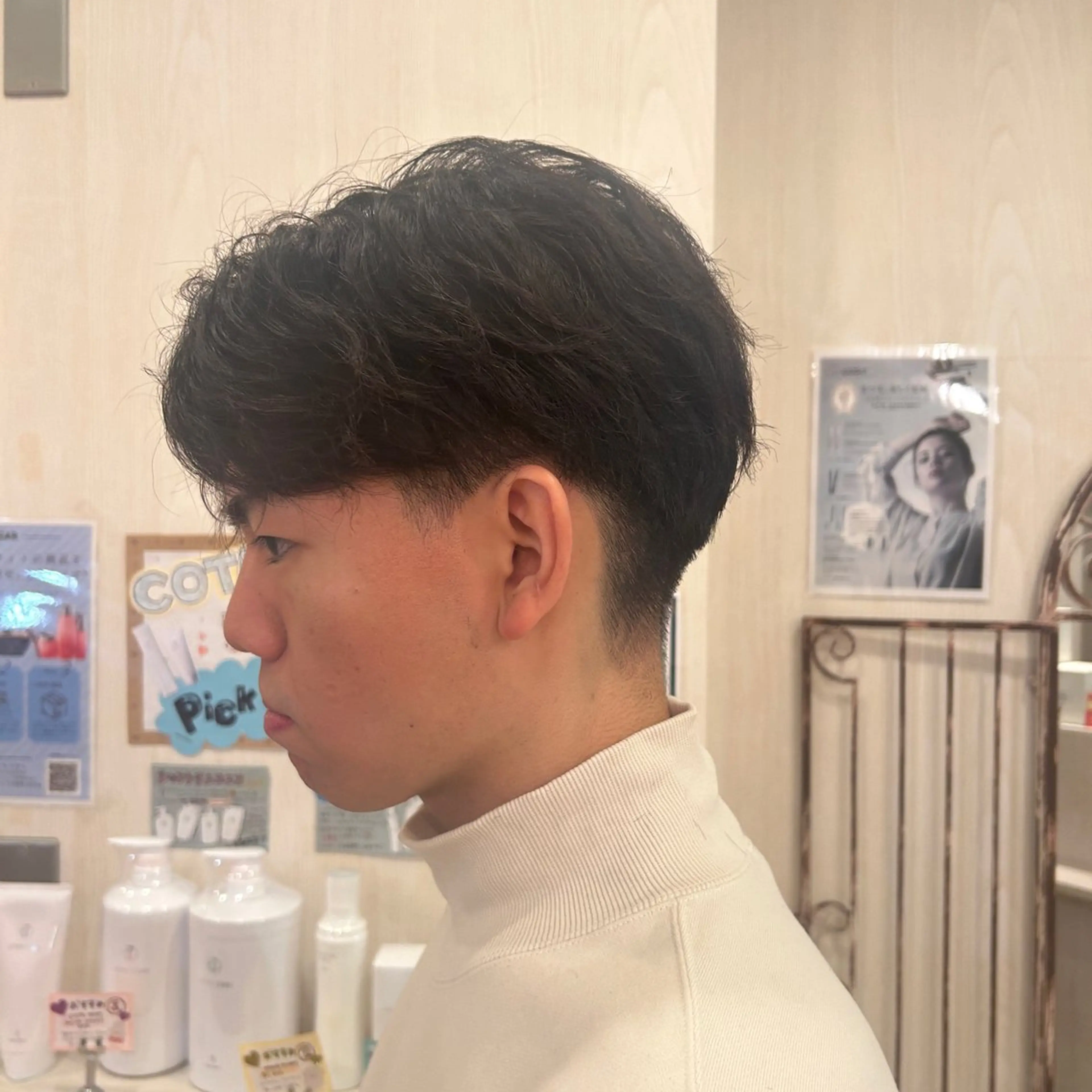 パーマ メンズ 韓国ヘア🧸髪質改善 🧸きくちみさきのヘアスタイル