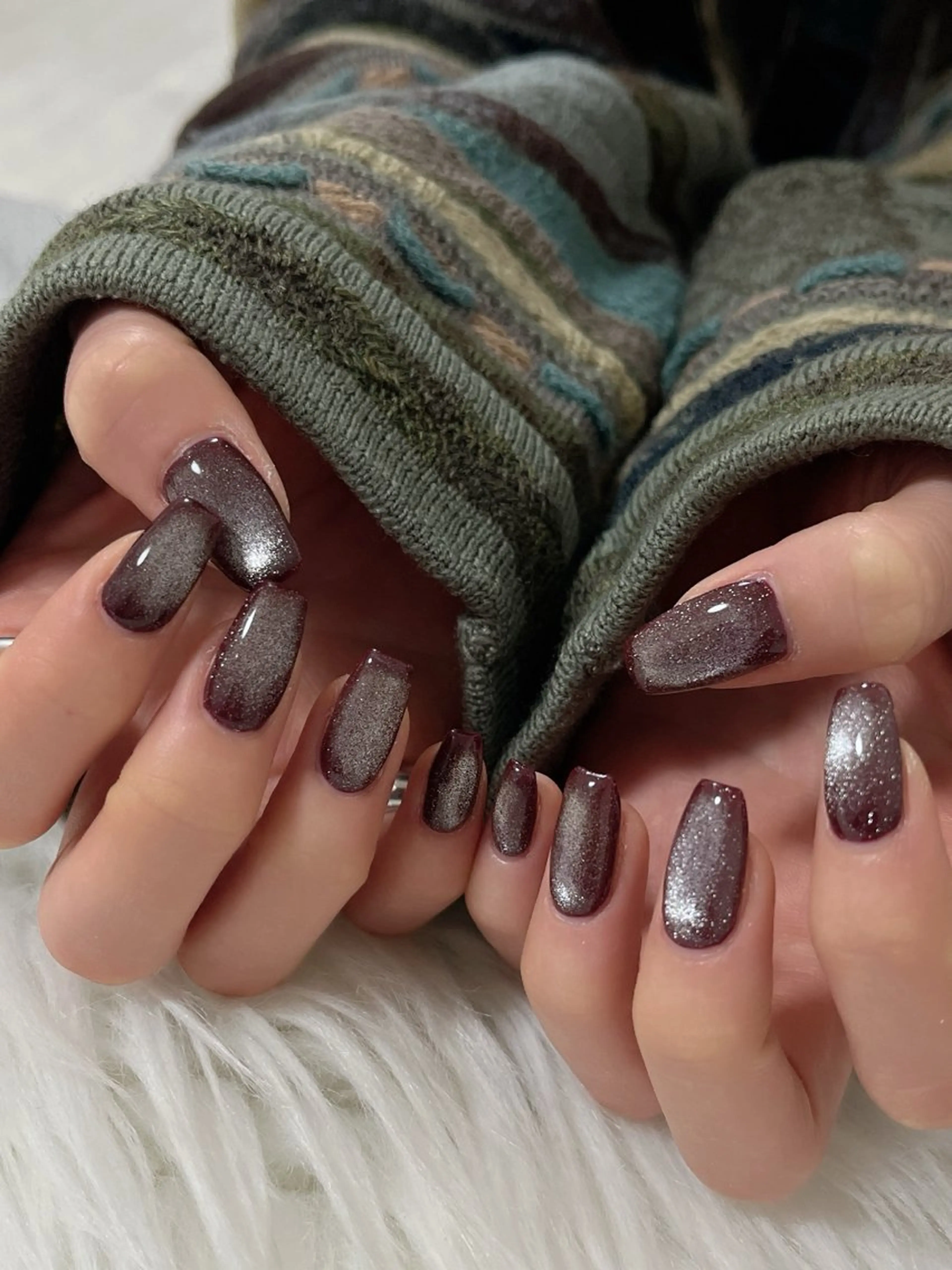 ネイル 韓国ネイル ラメ(グリッター) 持ち込み ハンドネイル 🐕‍🦺Yappy 💗A-tanのネイルデザイン