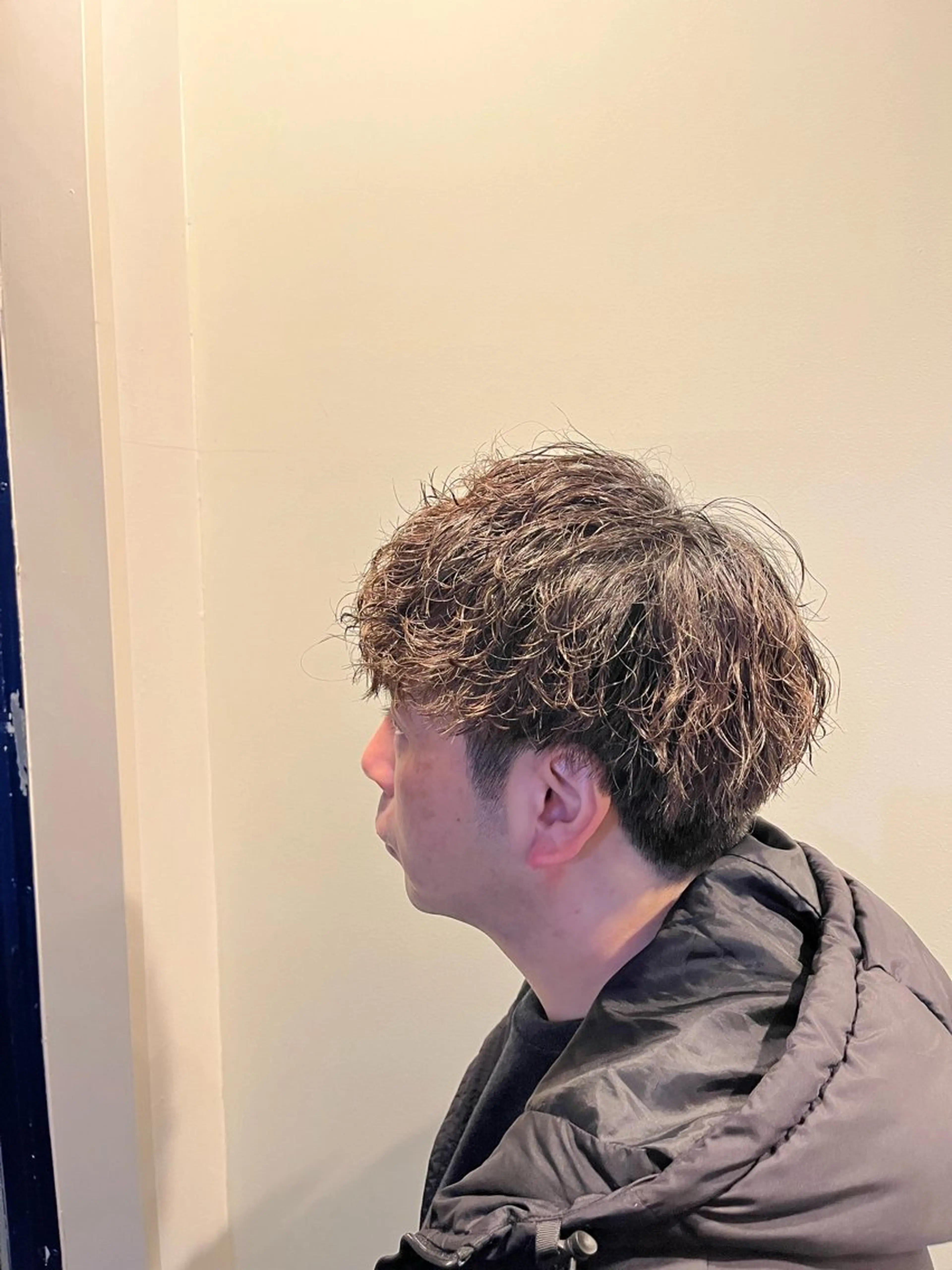 パーマ メンズ カット パーマ 大人透明感艶カラー 寺田稜のヘアスタイル