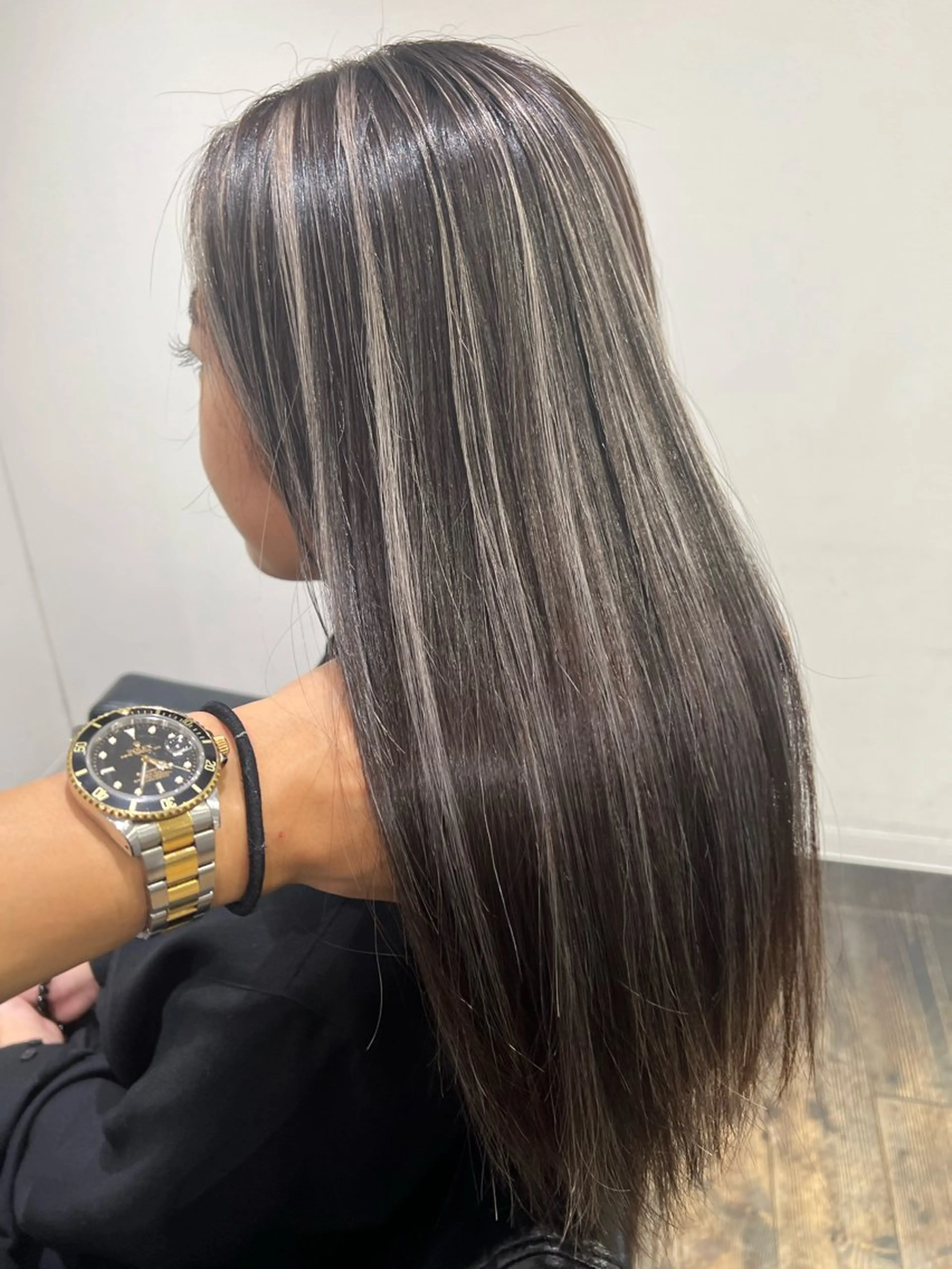 カラー カット ヘアカラー レイヤーカット 早崎太生のヘアスタイル