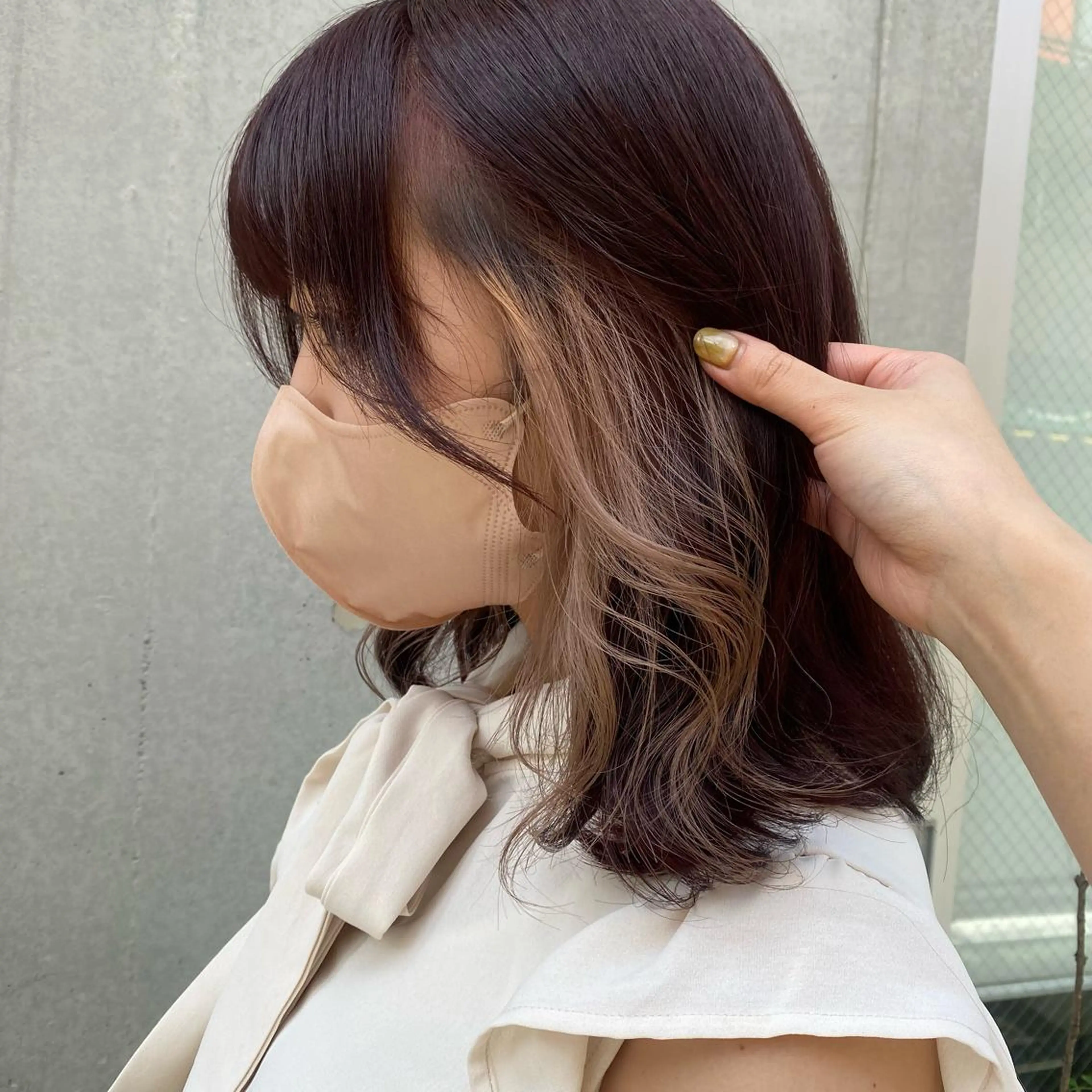 ミディアム カラー 🪭risa 暖色/レイヤー🪭のヘアスタイル