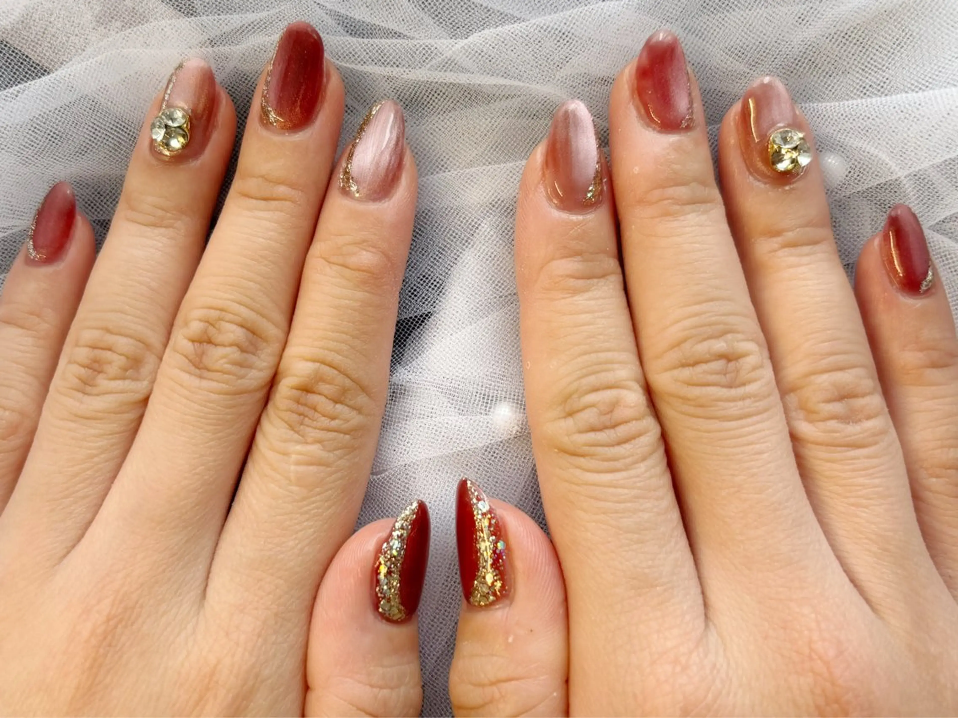 セミロング kido chieのネイルデザイン