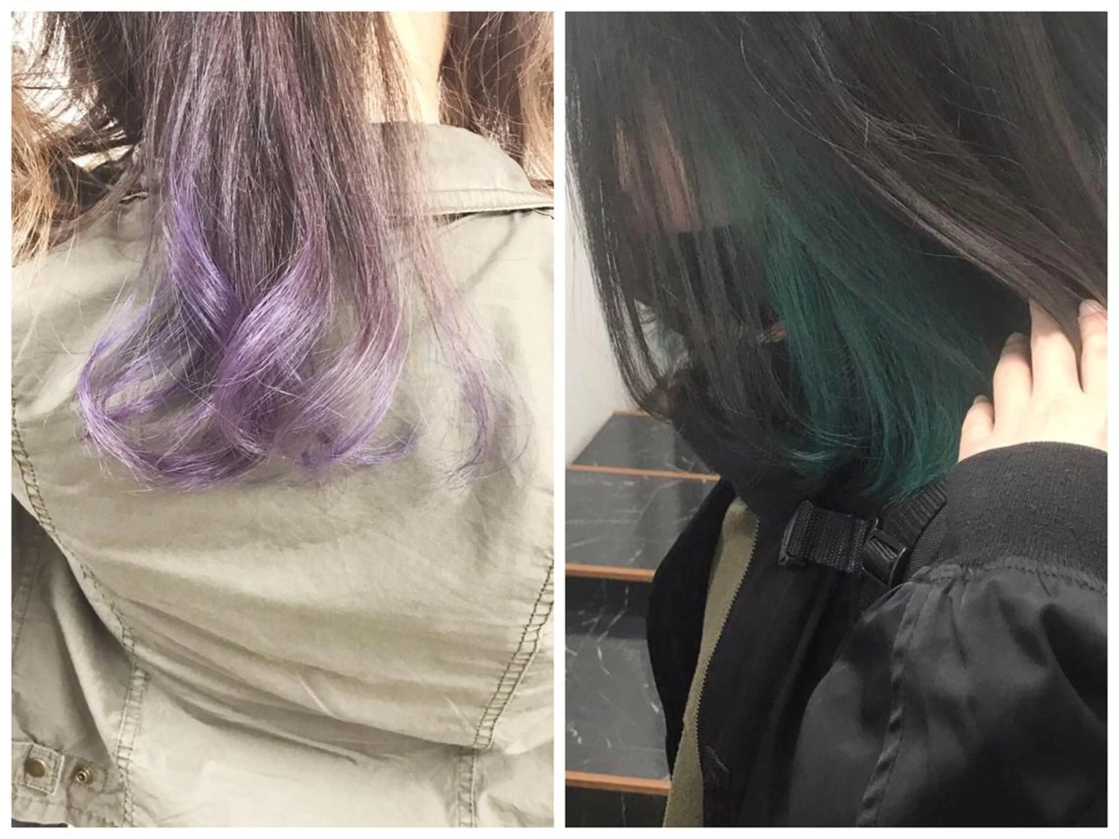 ミディアム カラー インナーカラー ヤナ マネージャーのヘアスタイル