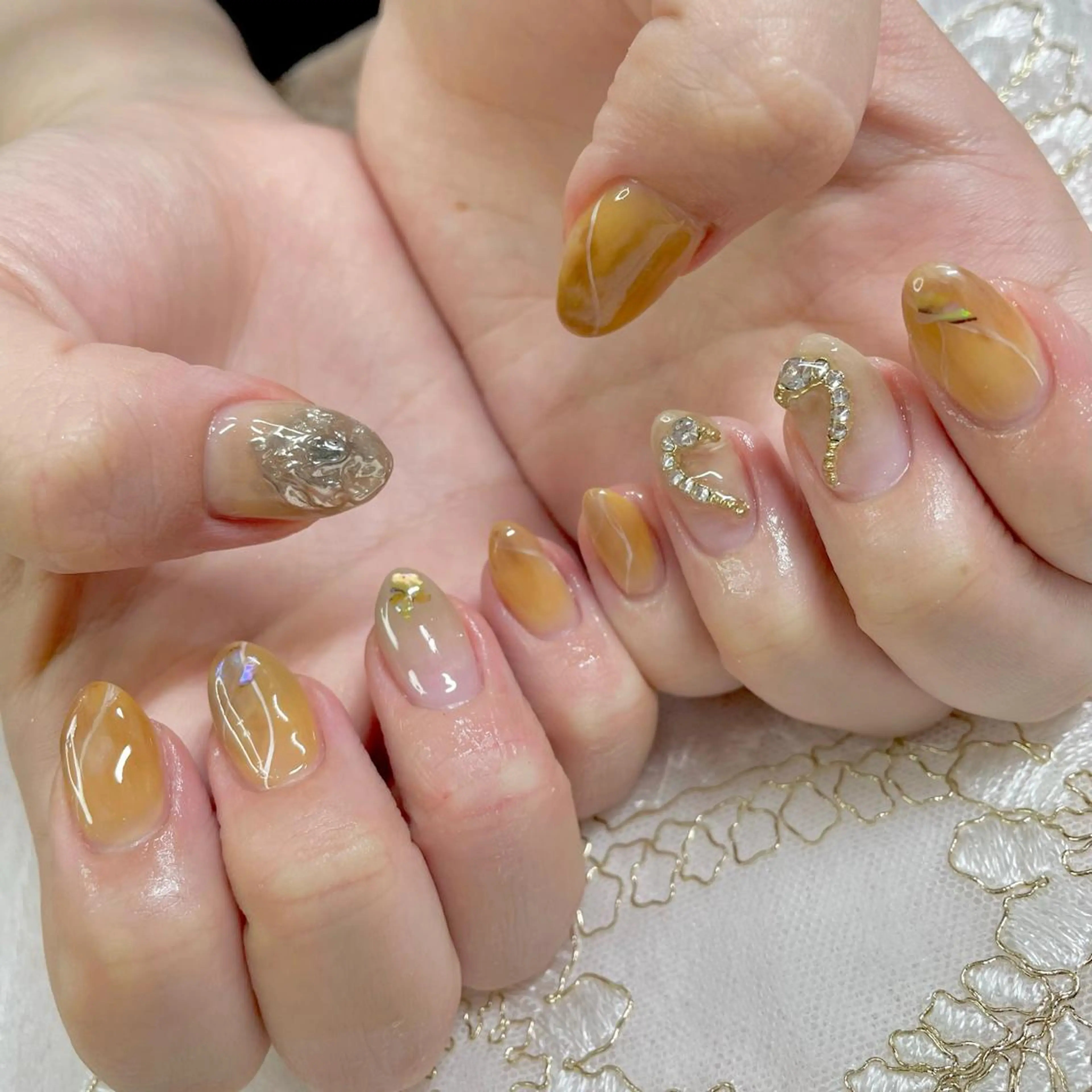 ネイル ジェルネイル ハート J terrace Nailのネイルデザイン