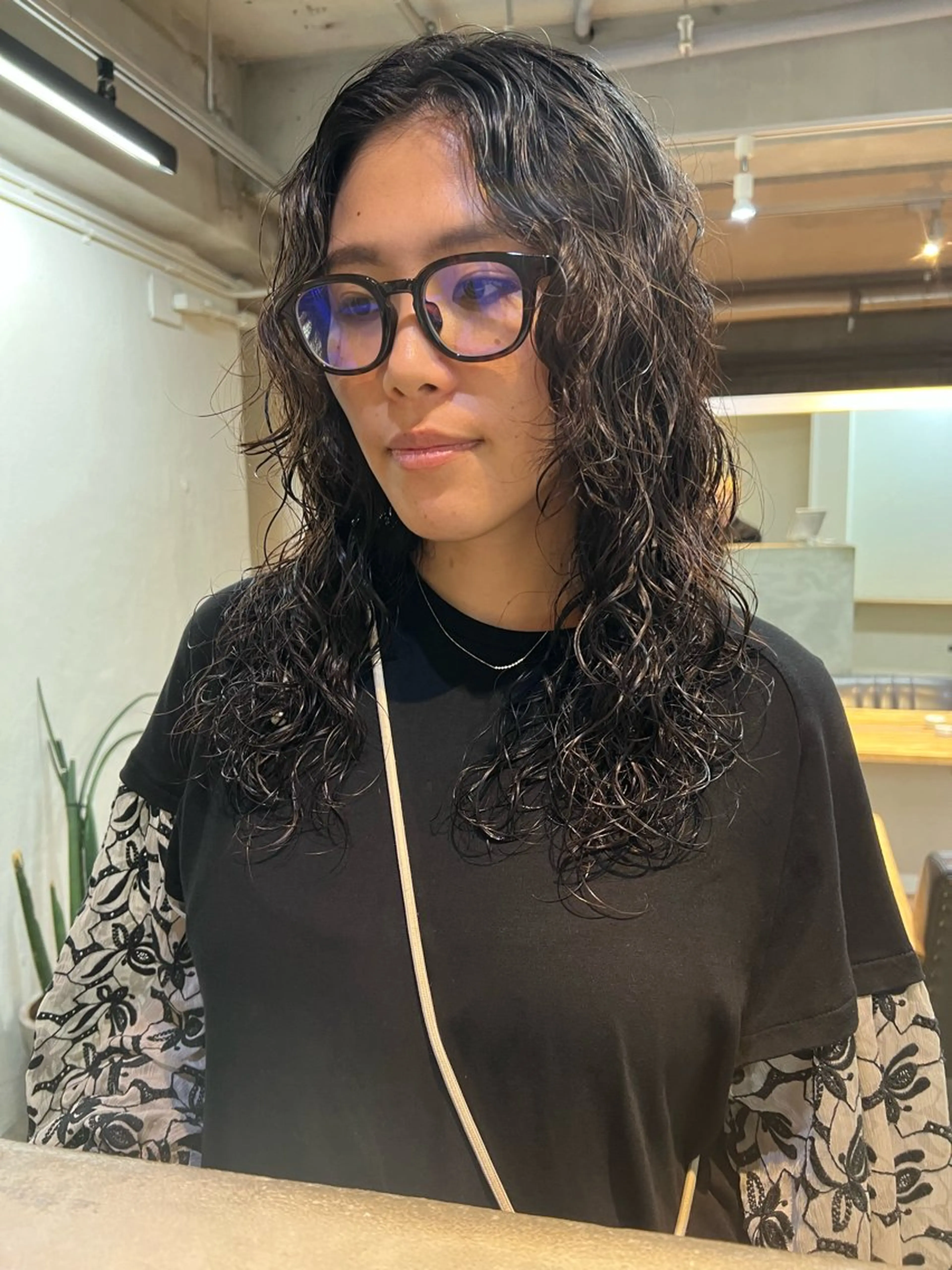 ロング パーマ カット パーマ 東のりか/ハイトーン ブリーチカラー/ボブのヘアスタイル