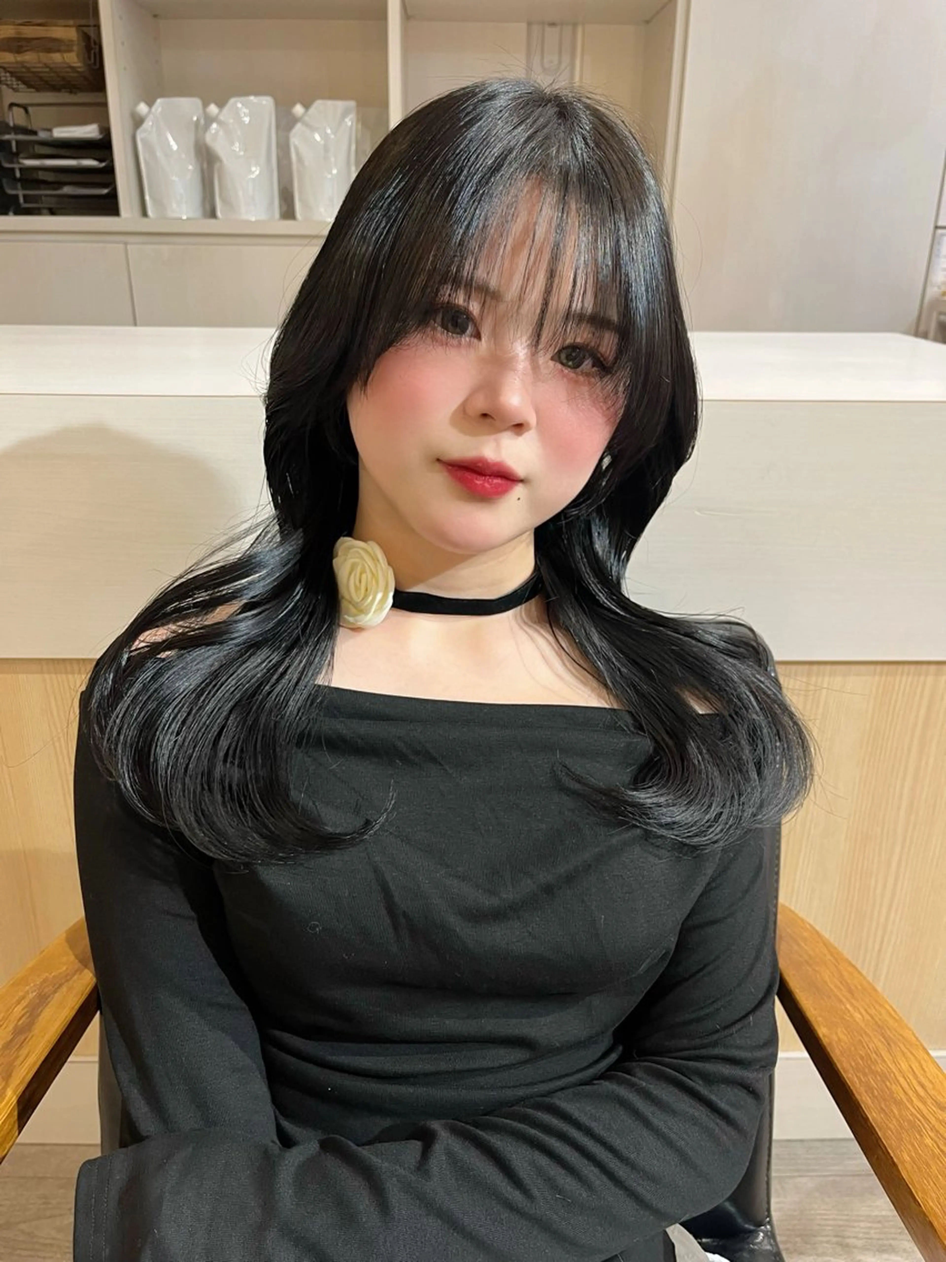 ロング 韓国風ヘア 🇰🇷祝斗🇰🇷 /韓国ボブ/レイヤーのヘアスタイル