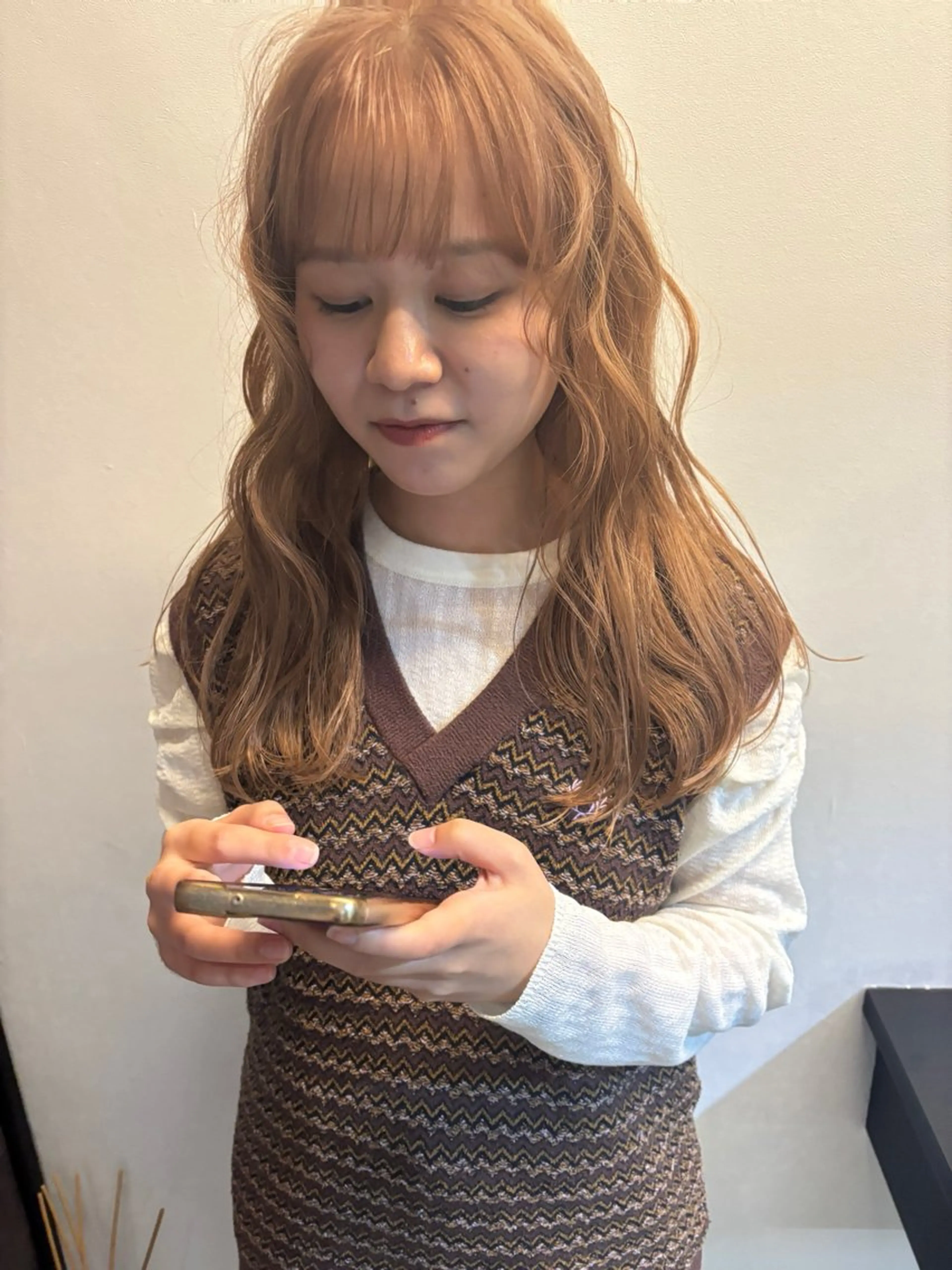 セミロング カット 縮毛矯正 トリートメント 広島/ボブ/レイヤー 🌿‬wakabaのヘアスタイル