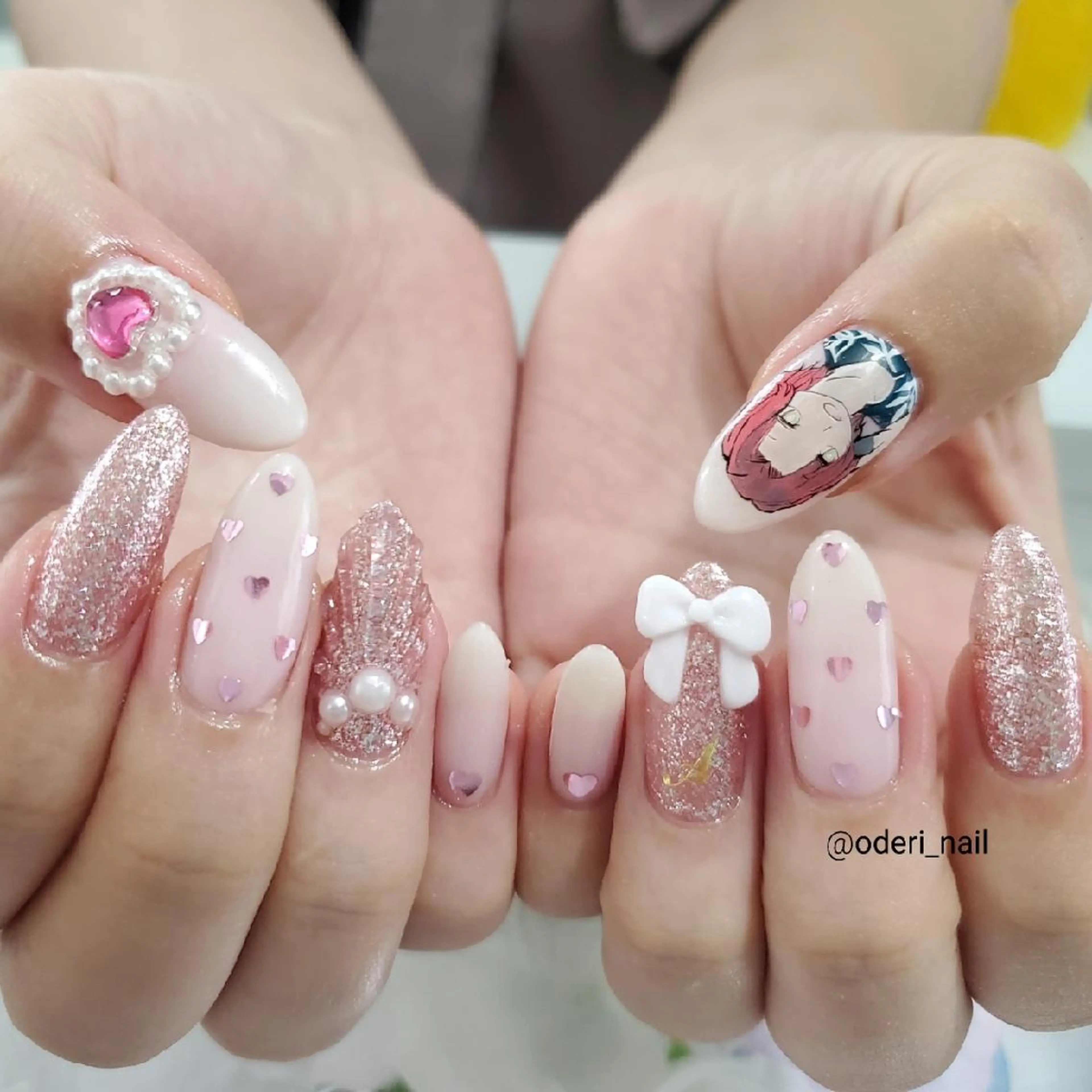 ネイル アートネイル ジェルネイル おで@ oderi_nailのネイルデザイン