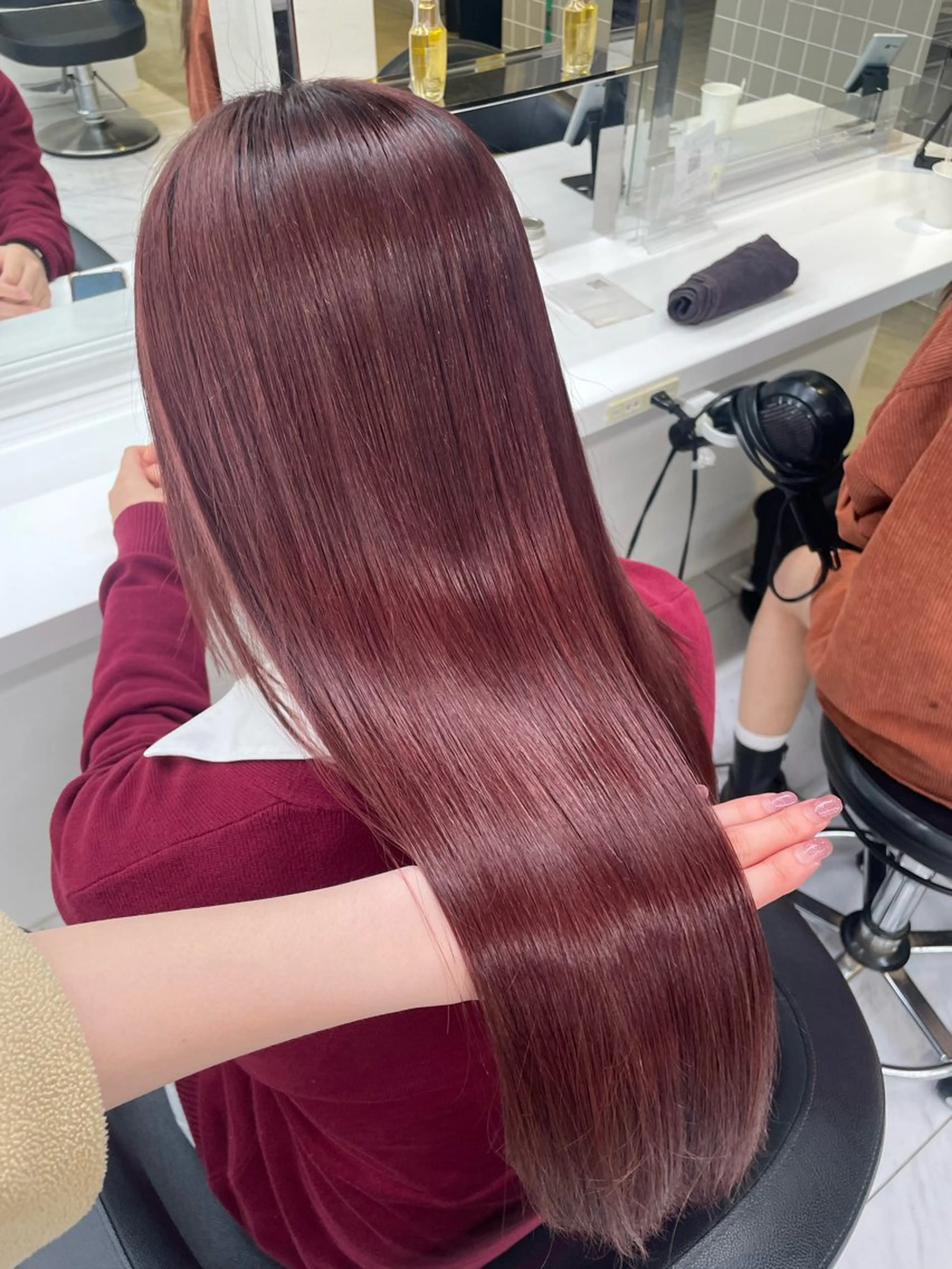 ロング カラー 🎀暖色/ラベンダー /paru🤍のヘアスタイル