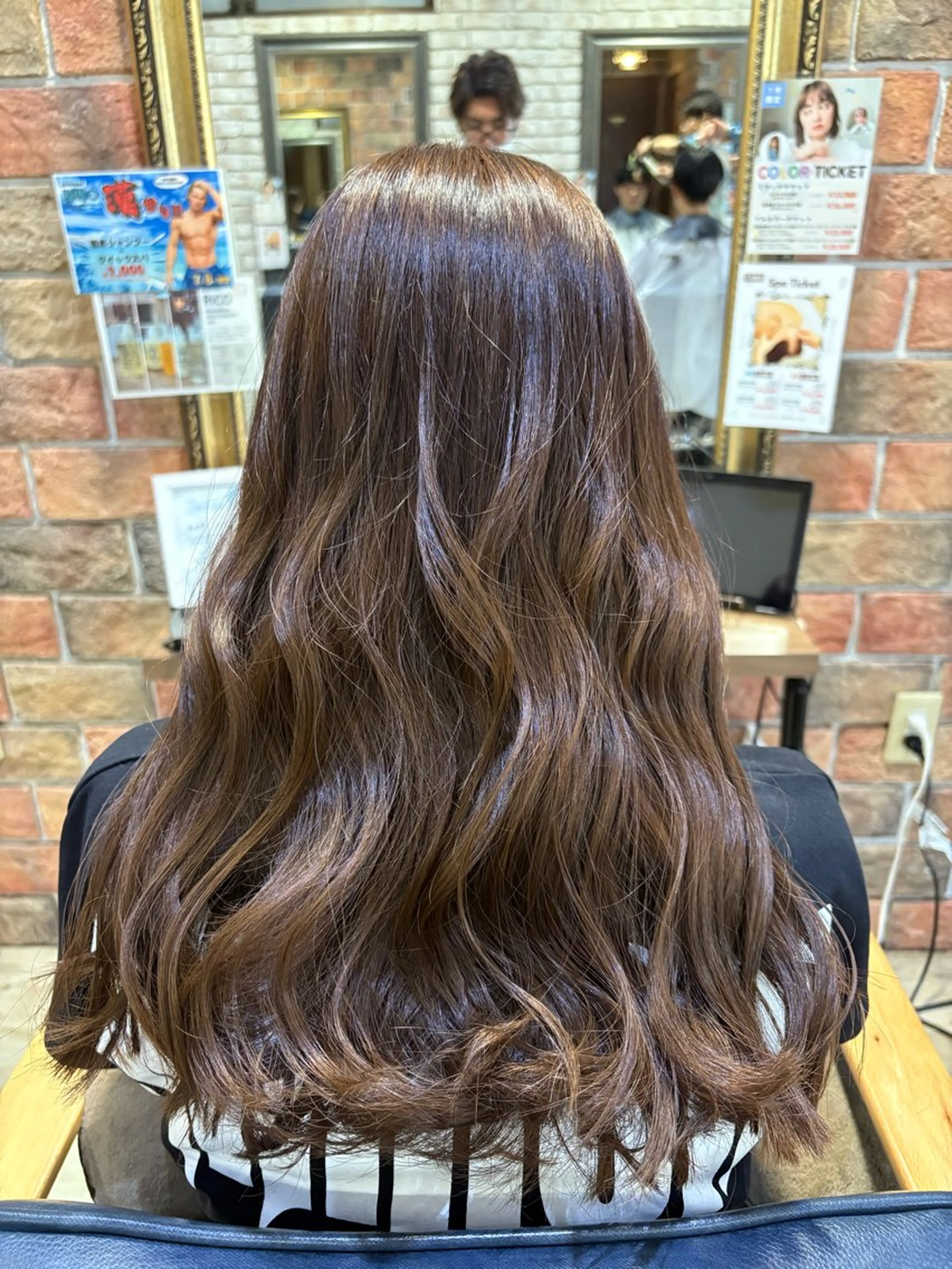 ロング 田中 元規のヘアスタイル