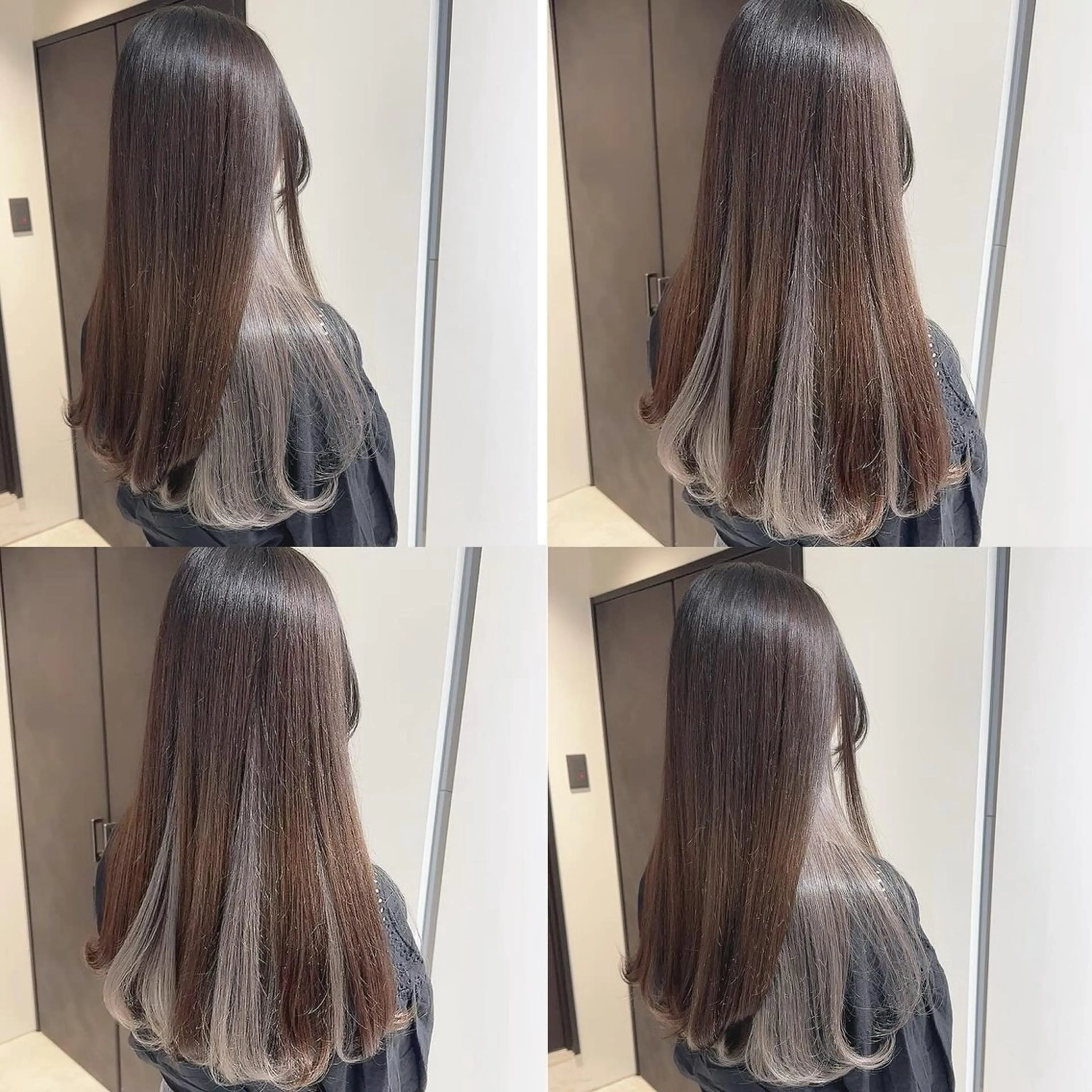 カラー ブリーチ ヘアカラー トリートメント 渋谷:インナーカラー ／🍒エリカ🍒のヘアスタイル