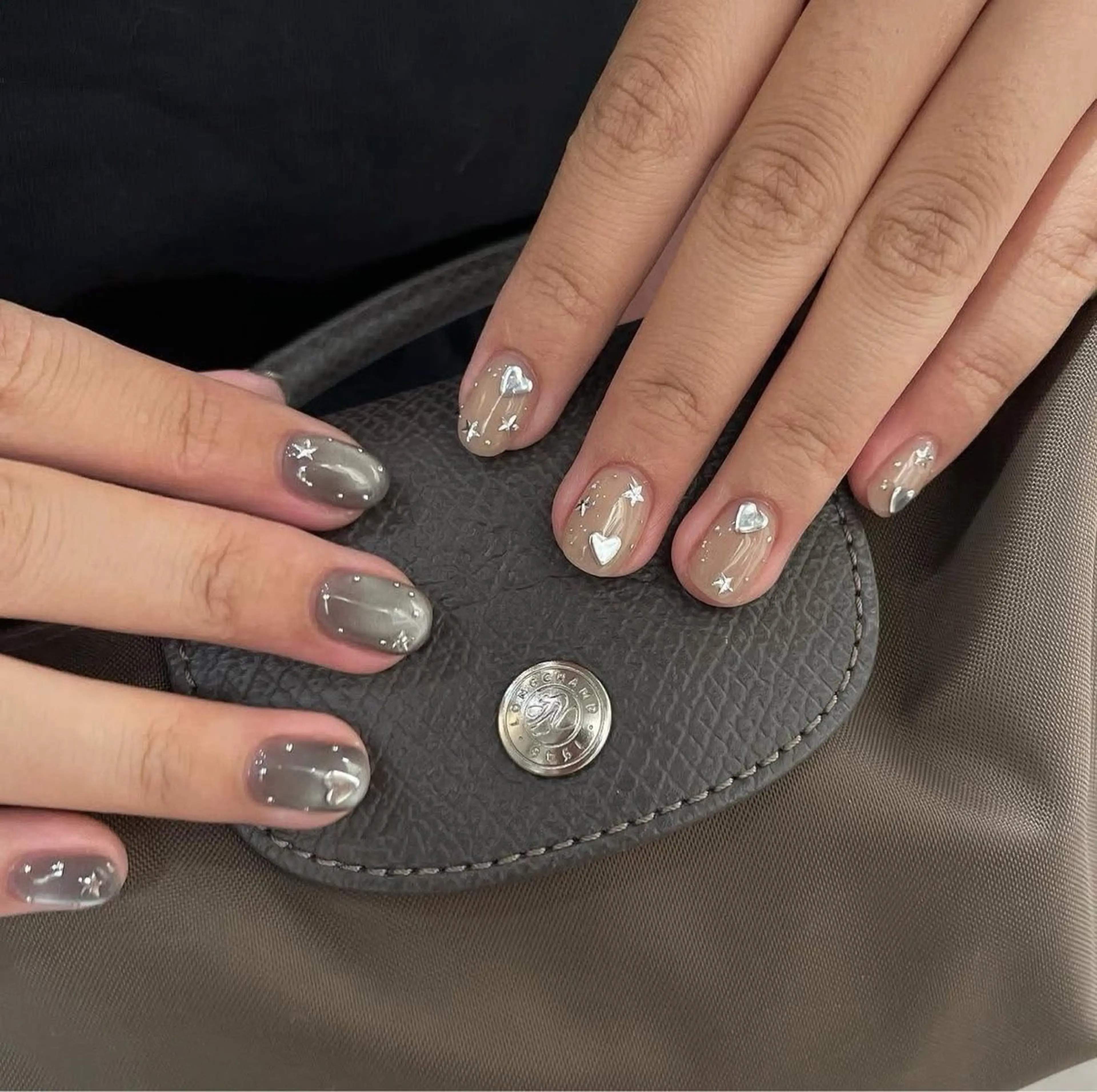 ネイル アートネイル 成人式 ジェルネイル ニュアンスネイル ネイルチップ Kora Nailのネイルデザイン