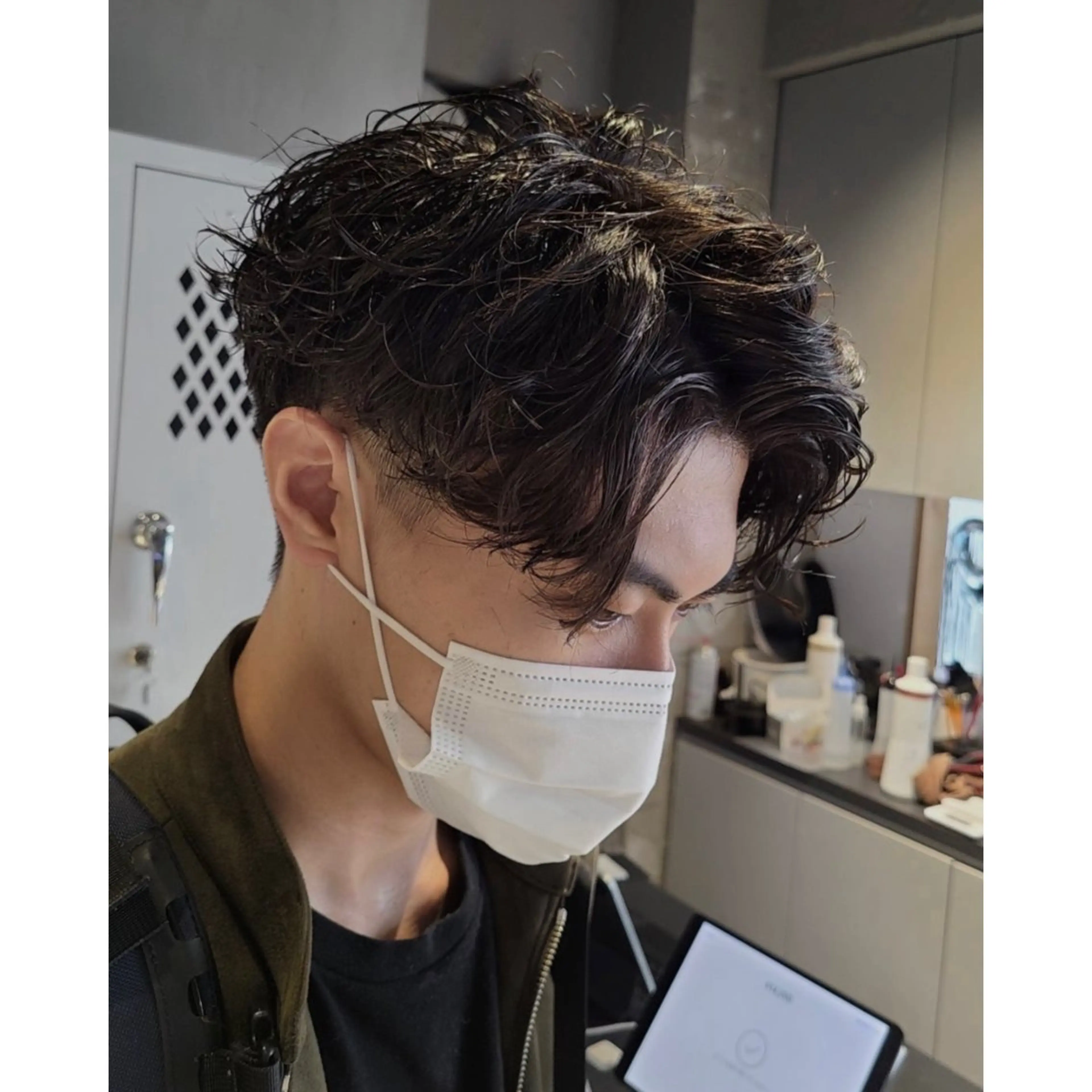 ショート パーマ メンズ elimabyfif th調布🌙キホ🌙のヘアスタイル