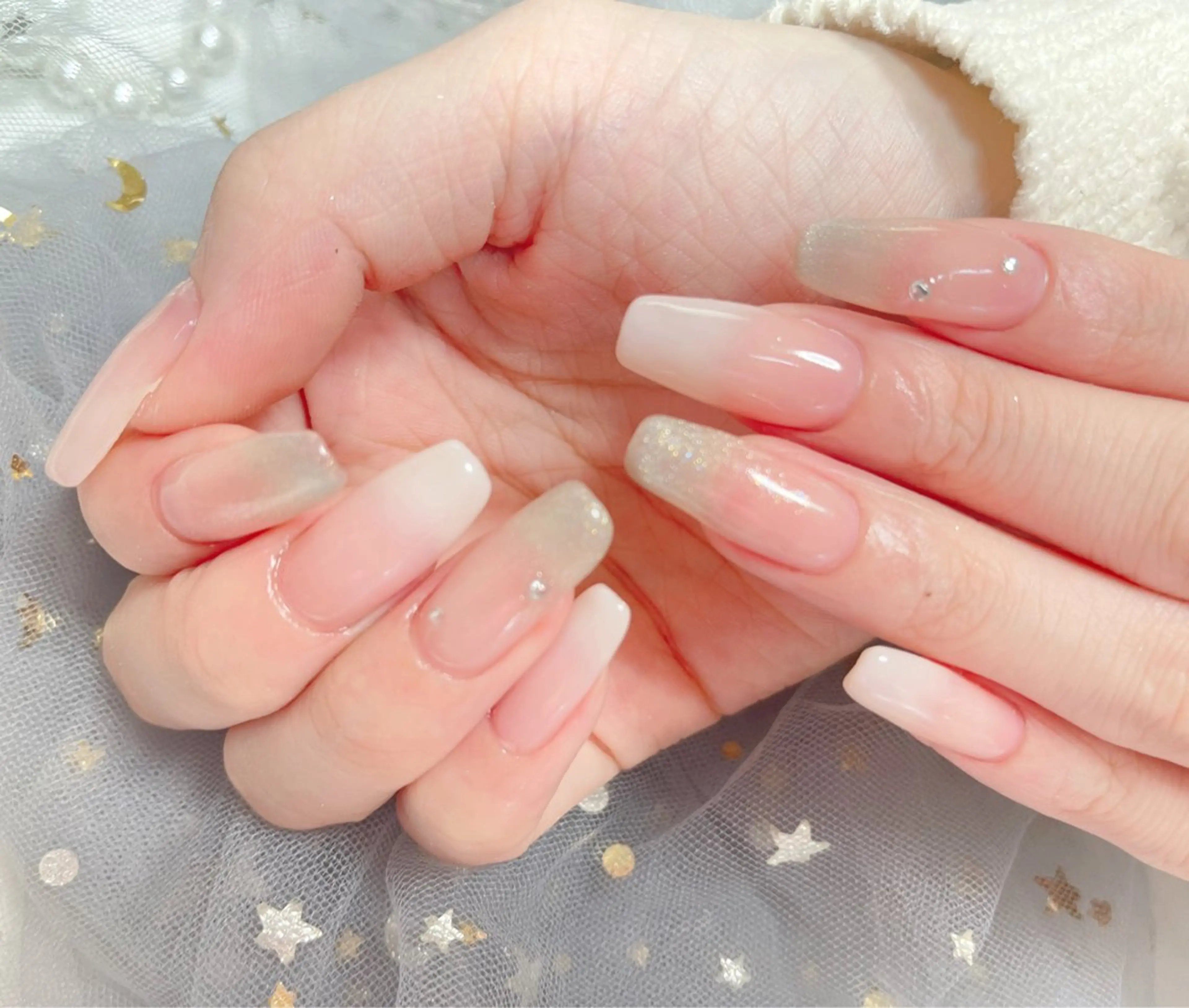 ネイル ハンドネイル 🎀ネイルサロン エクラYUI🎀のネイルデザイン