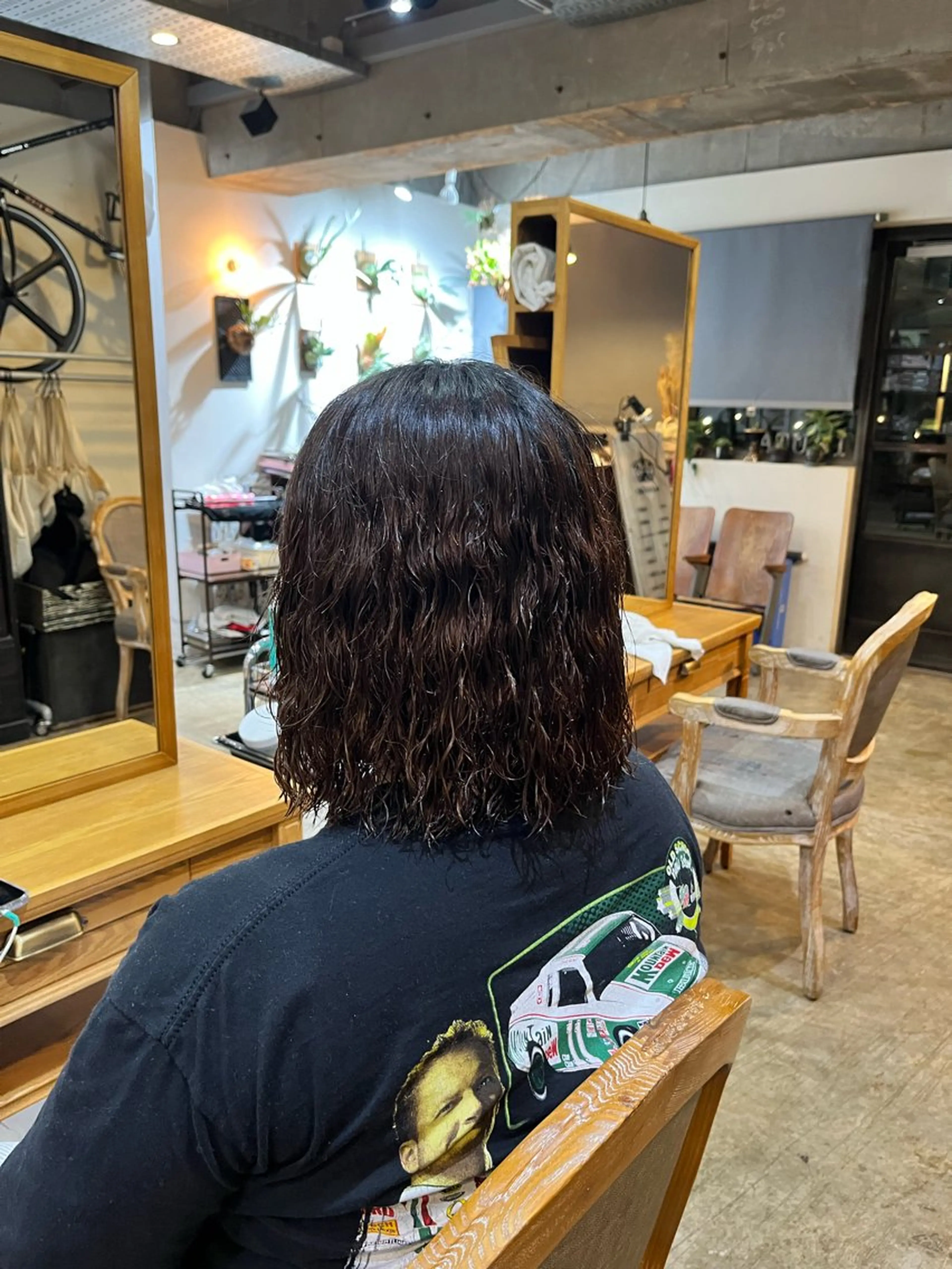 パーマ パーマ トリートメント 松原 樹里のヘアスタイル