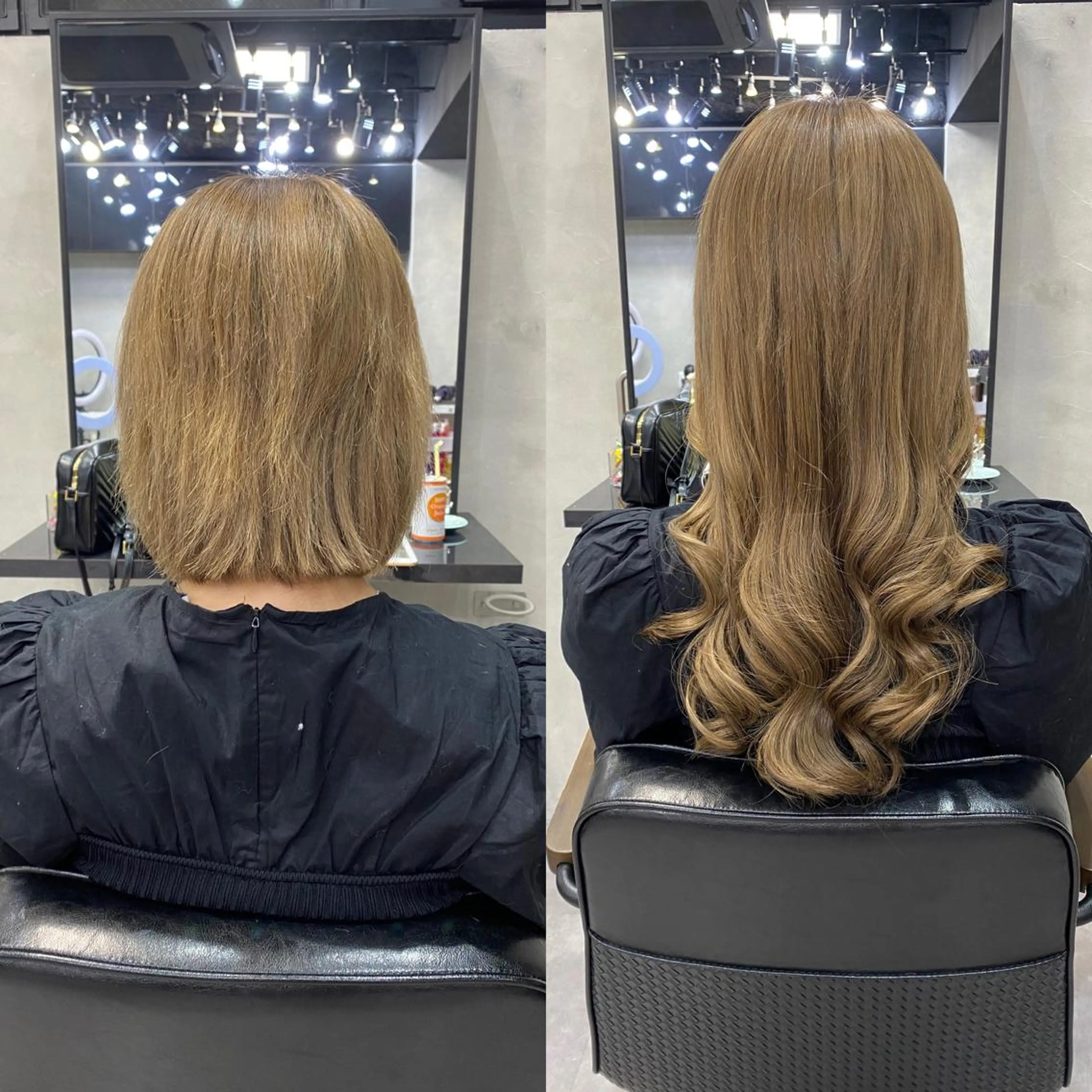 セミロング カラー ヘアアレンジ ショートボブ シールエクステ セミロングパーマ バレイヤージュ 透明感カラー LAVENDIA Azabu所属・LAVENDIA 初音のヘアスタイル