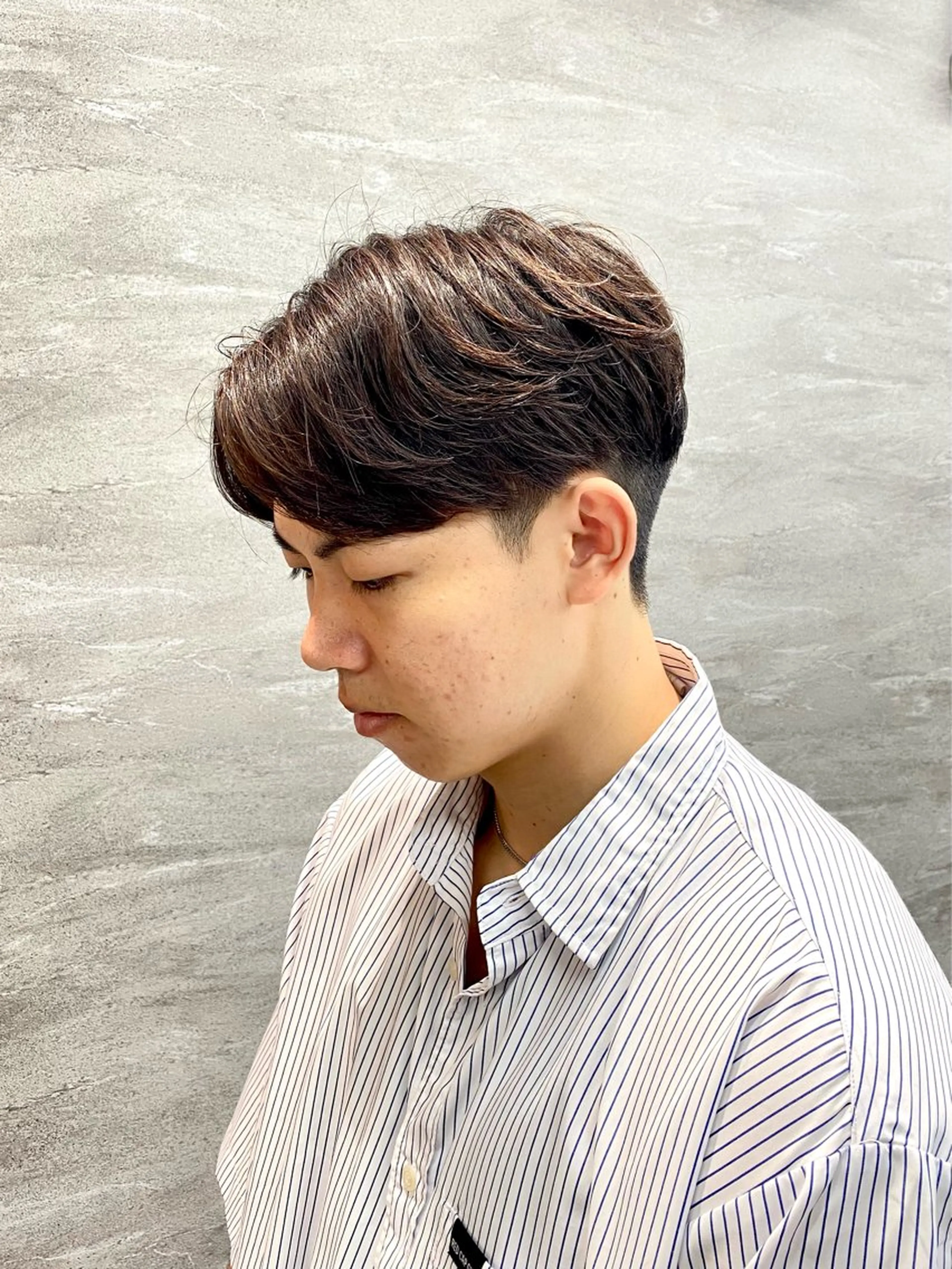 パーマ メンズ カット パーマ トリートメント 🔷似合わせのプロ KUMA🔷のヘアスタイル