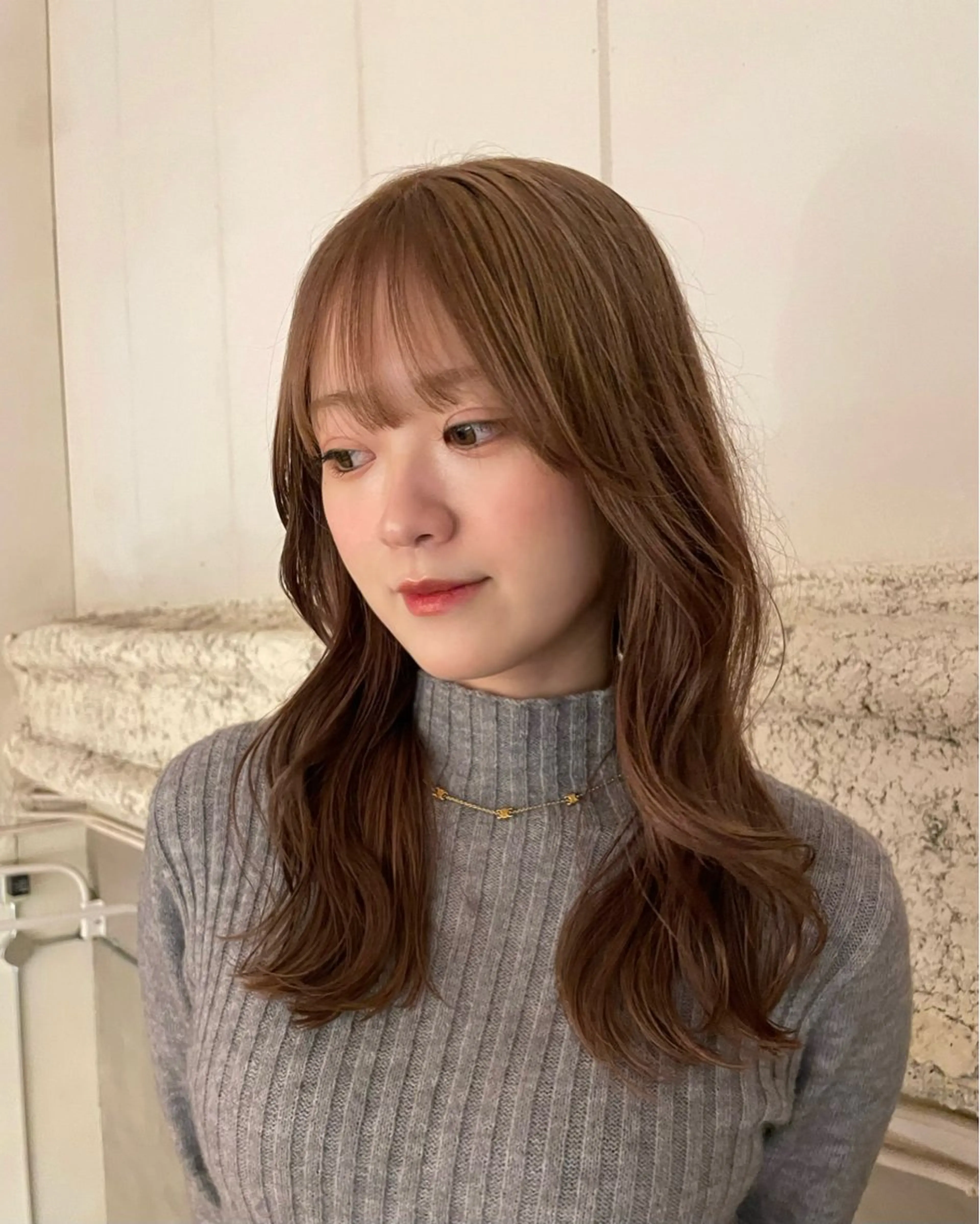 セミロング ヘアカラー 北堀江/ストレート /ブリーチ/じゅきのヘアスタイル